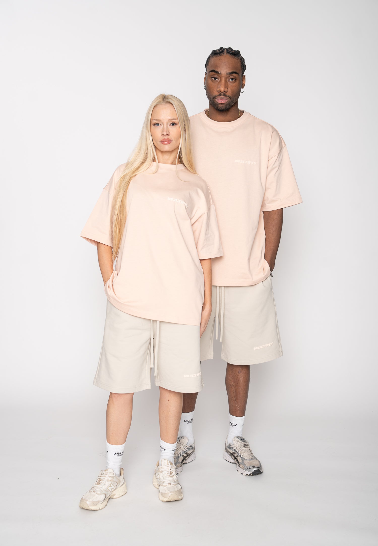 Oversized T-shirt MULTIPLY Straw