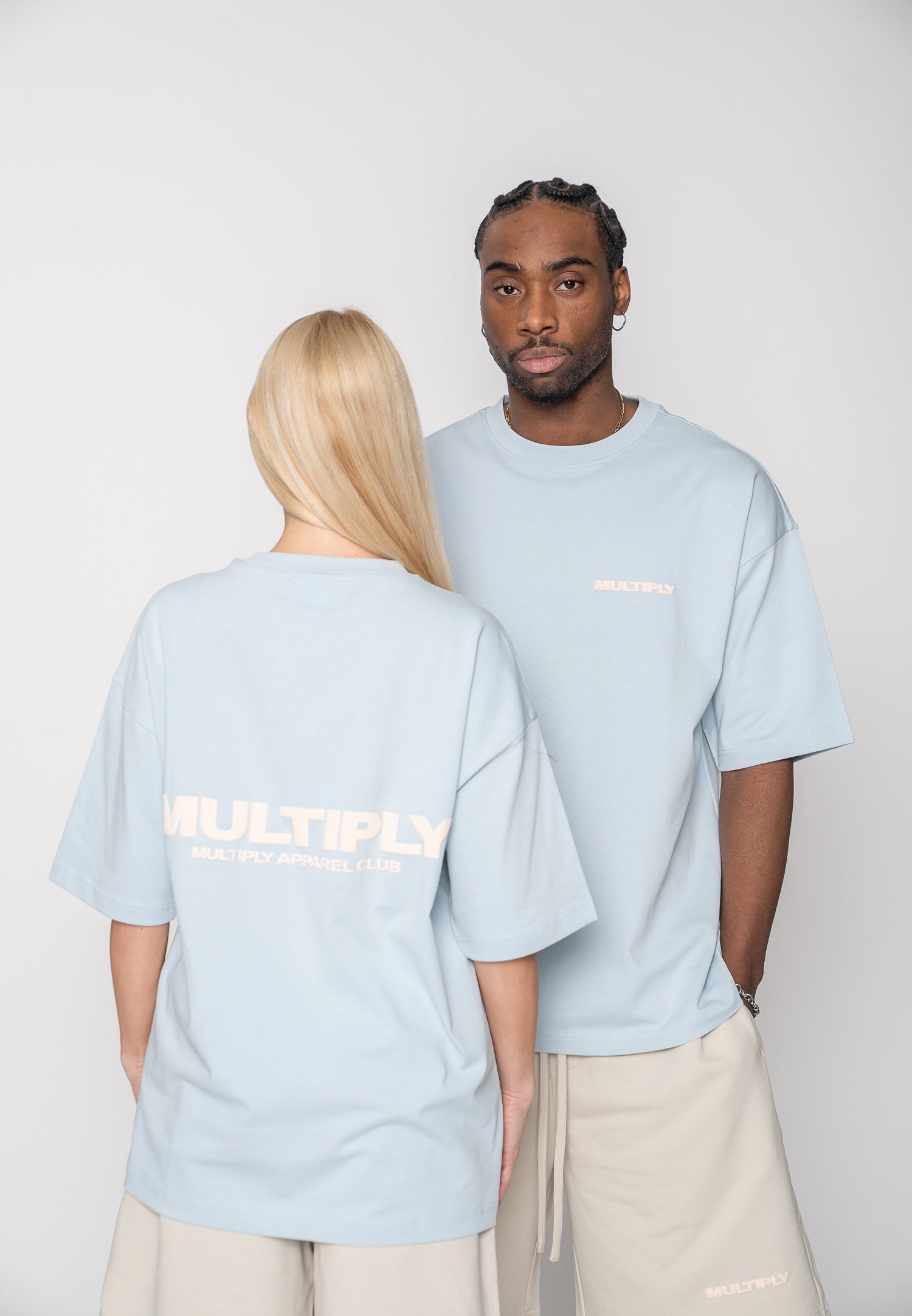 Oversized T-shirt MULTIPLY Straw