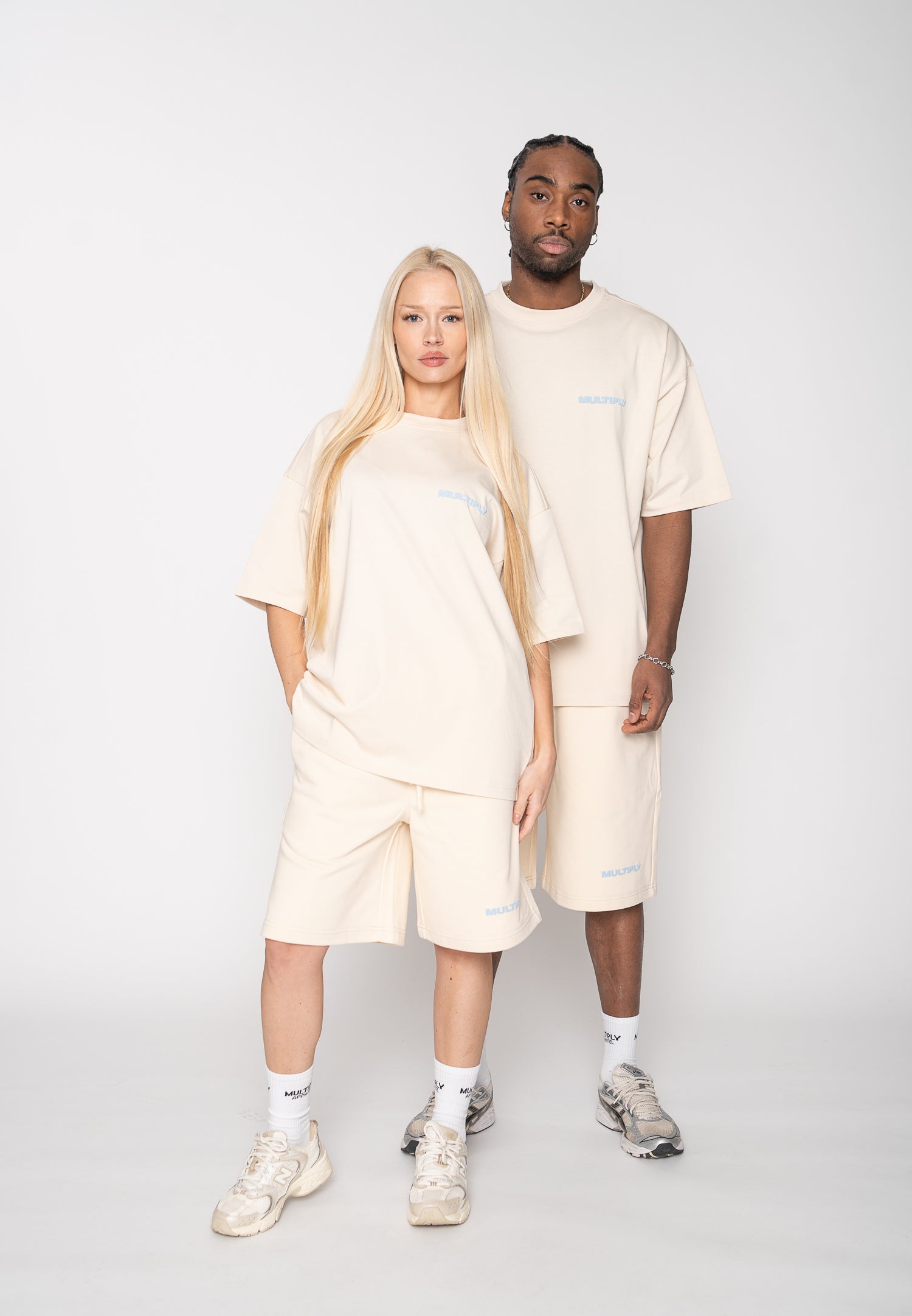 Oversized T-shirt MULTIPLY Straw