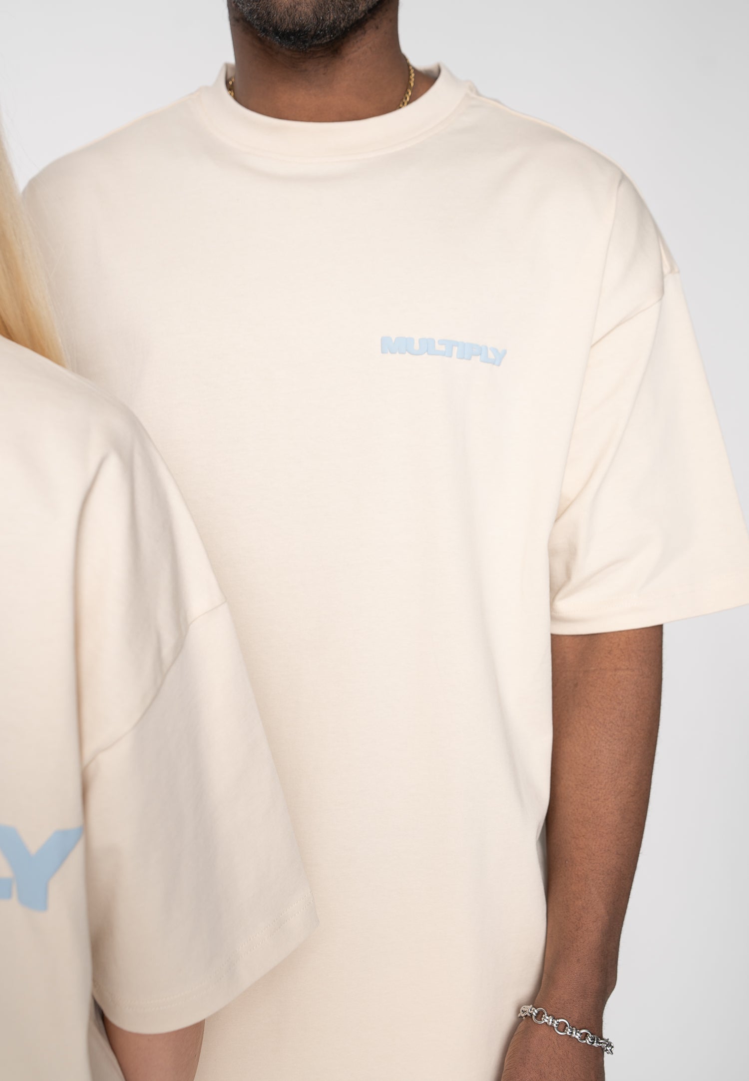 Oversized T-shirt MULTIPLY Straw