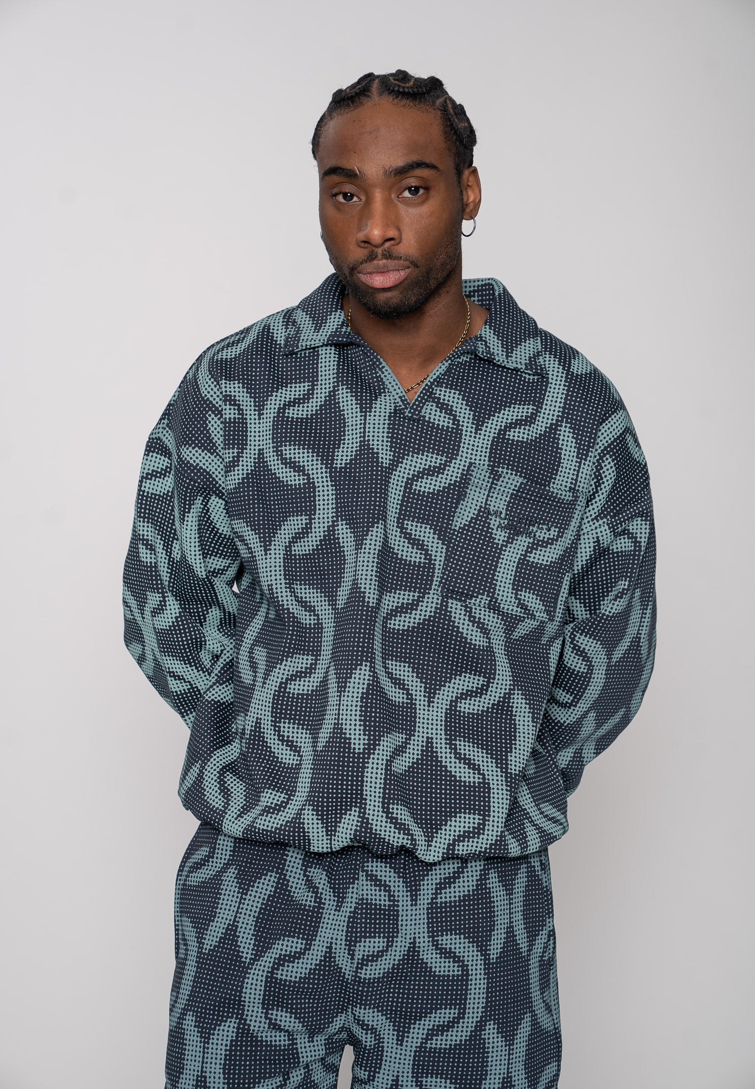 Oversized sweatshirt RIVIERA Fields of Rye