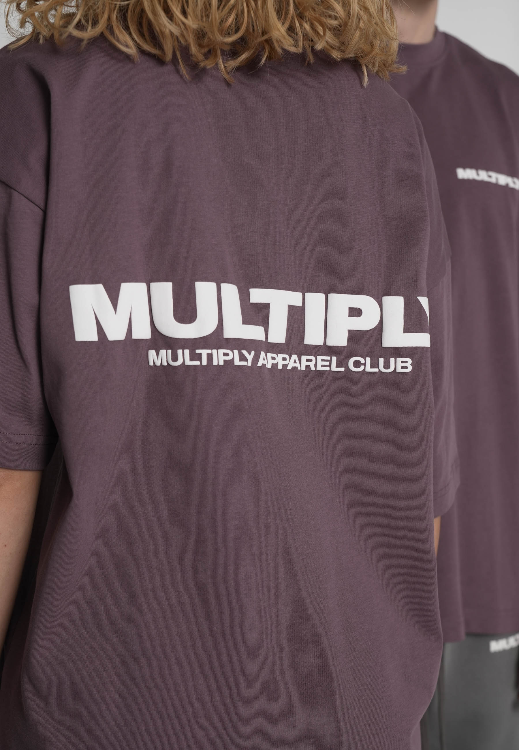 Oversize T-shirt MULTIPLY Black Plum