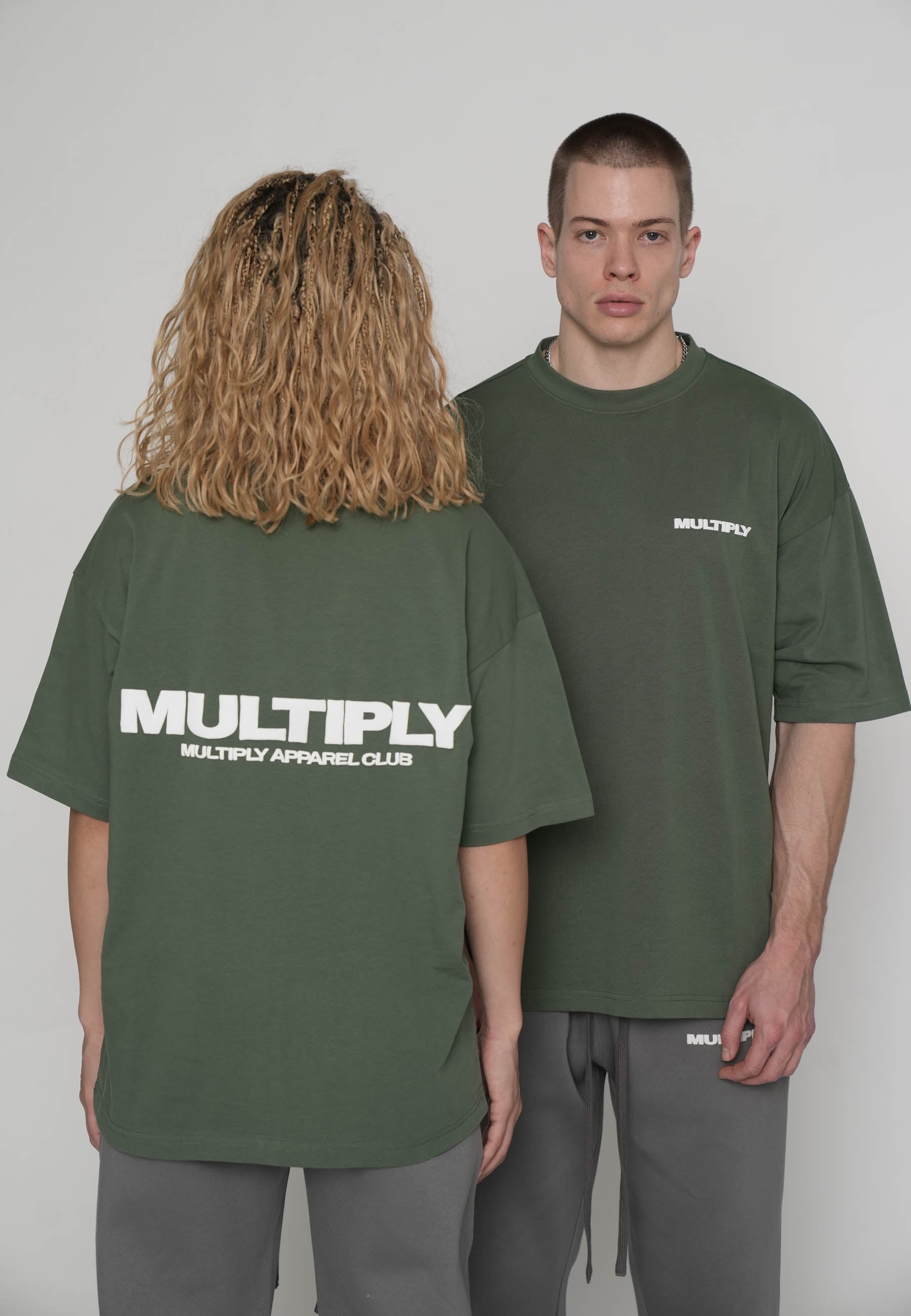 Oversize T-shirt MULTIPLY Duck Green