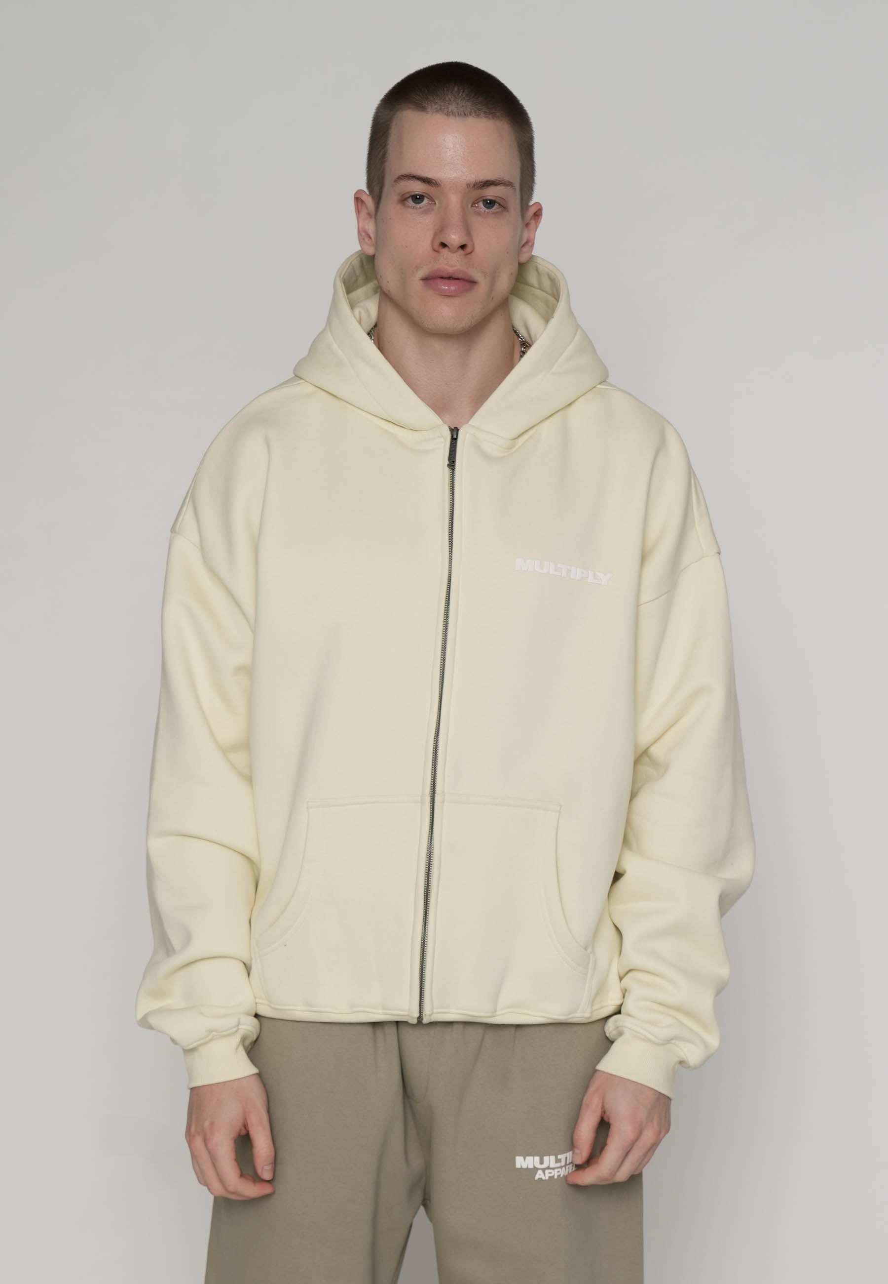 Oversize Zip Hoodie MULTIPLY Pear Sorbet