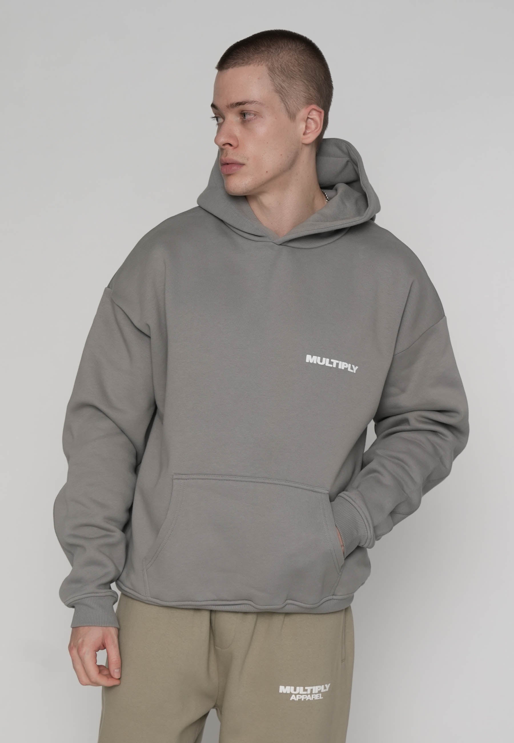 Oversize hoodie MULTIPLY Ultimate Grey