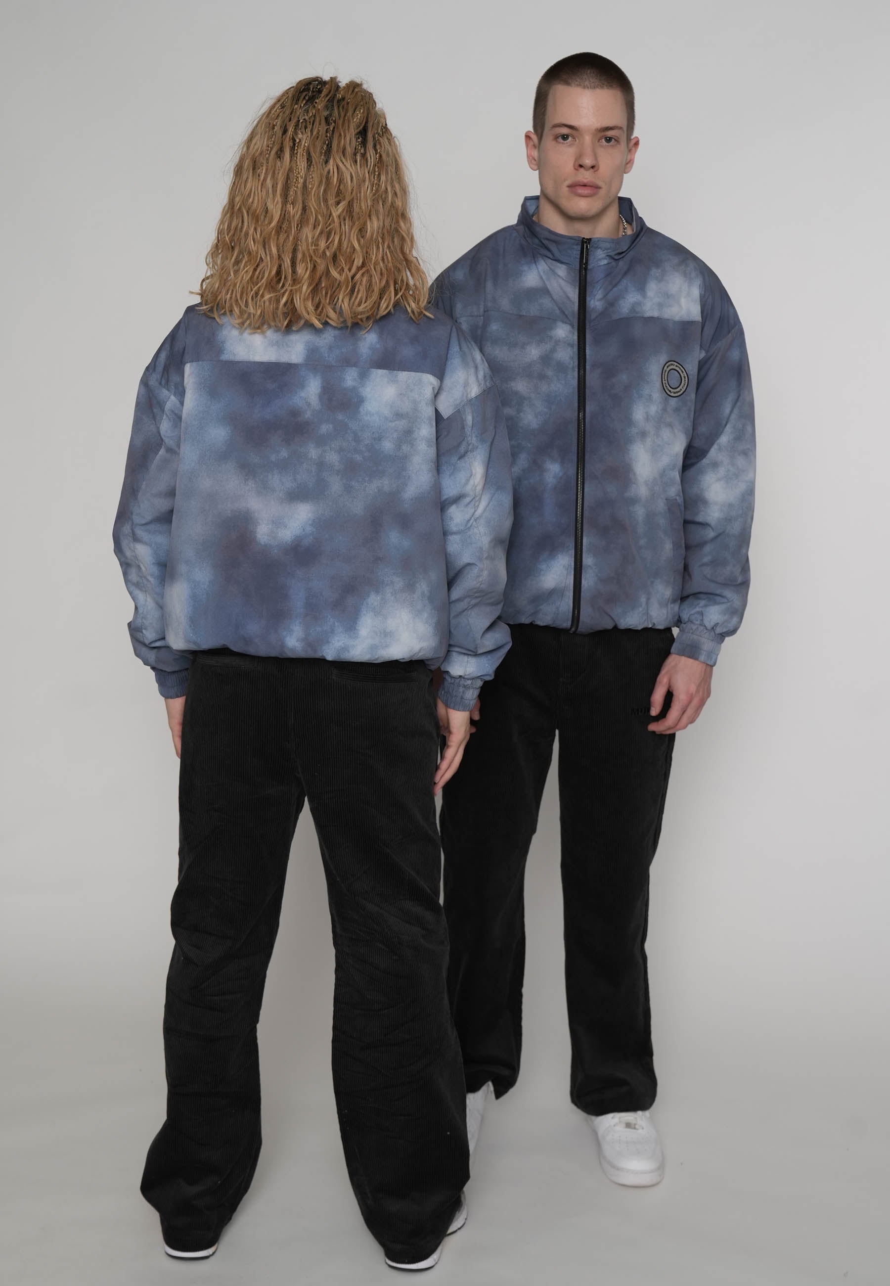 Panneled Windbreaker BREAKER Black