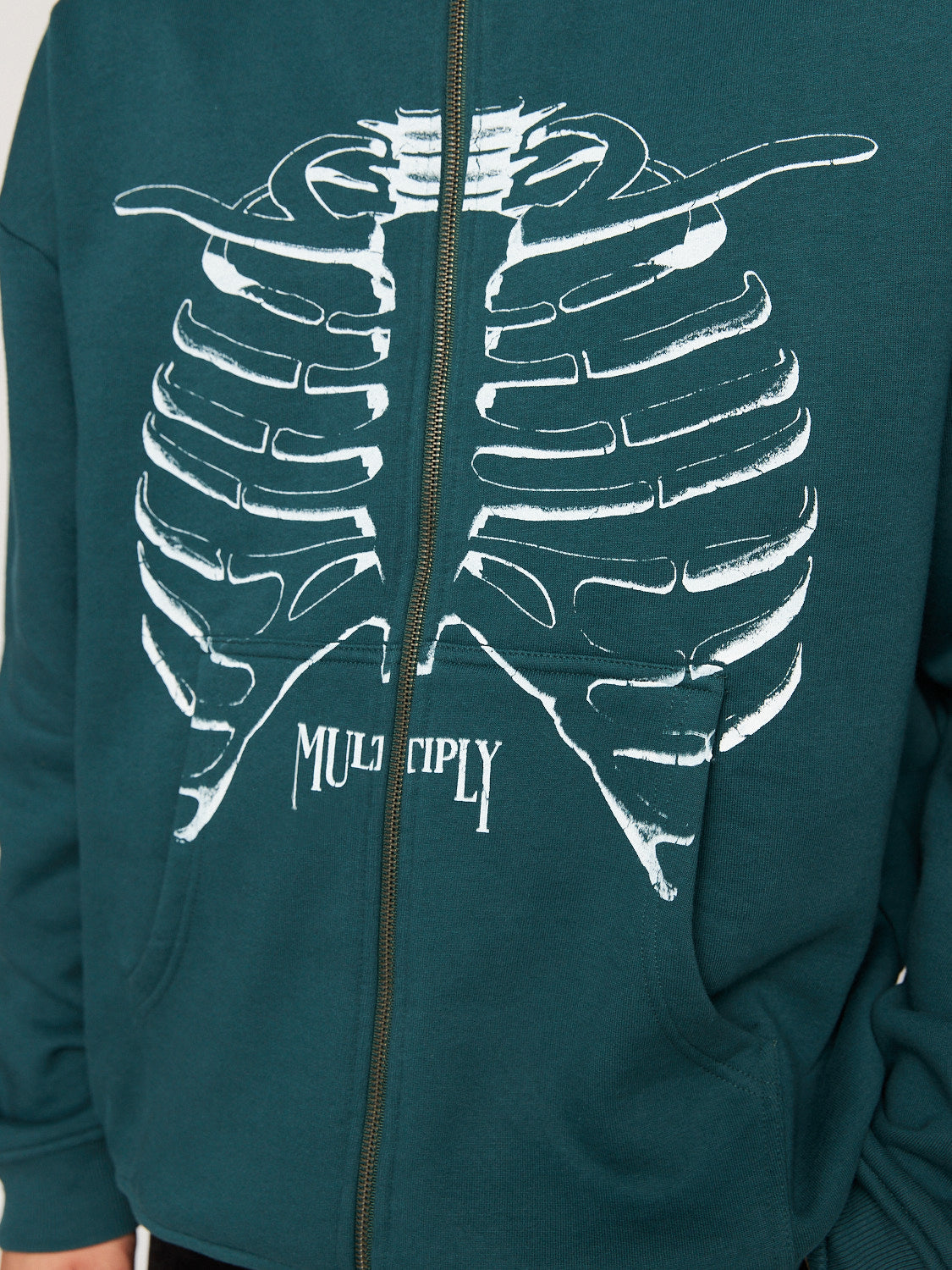 Oversized Zip Hoodie THORAX June Bug