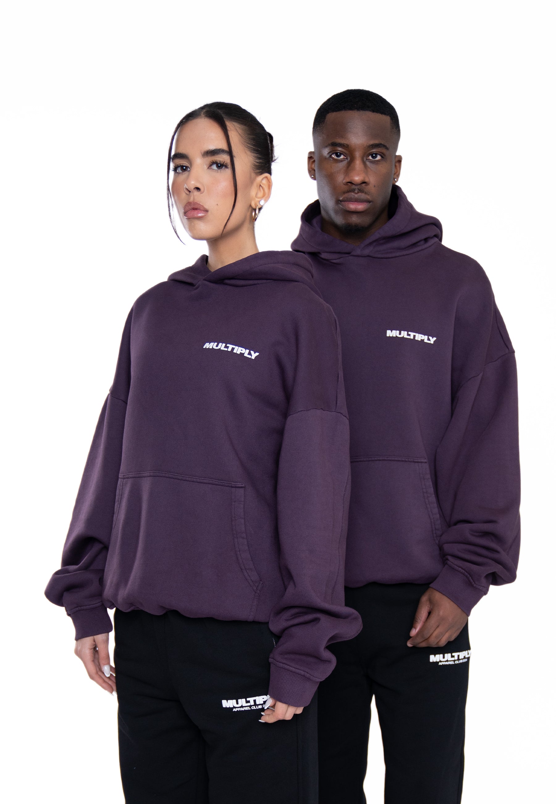 Oversize Hoodie MULTIPLY Shadow Purple