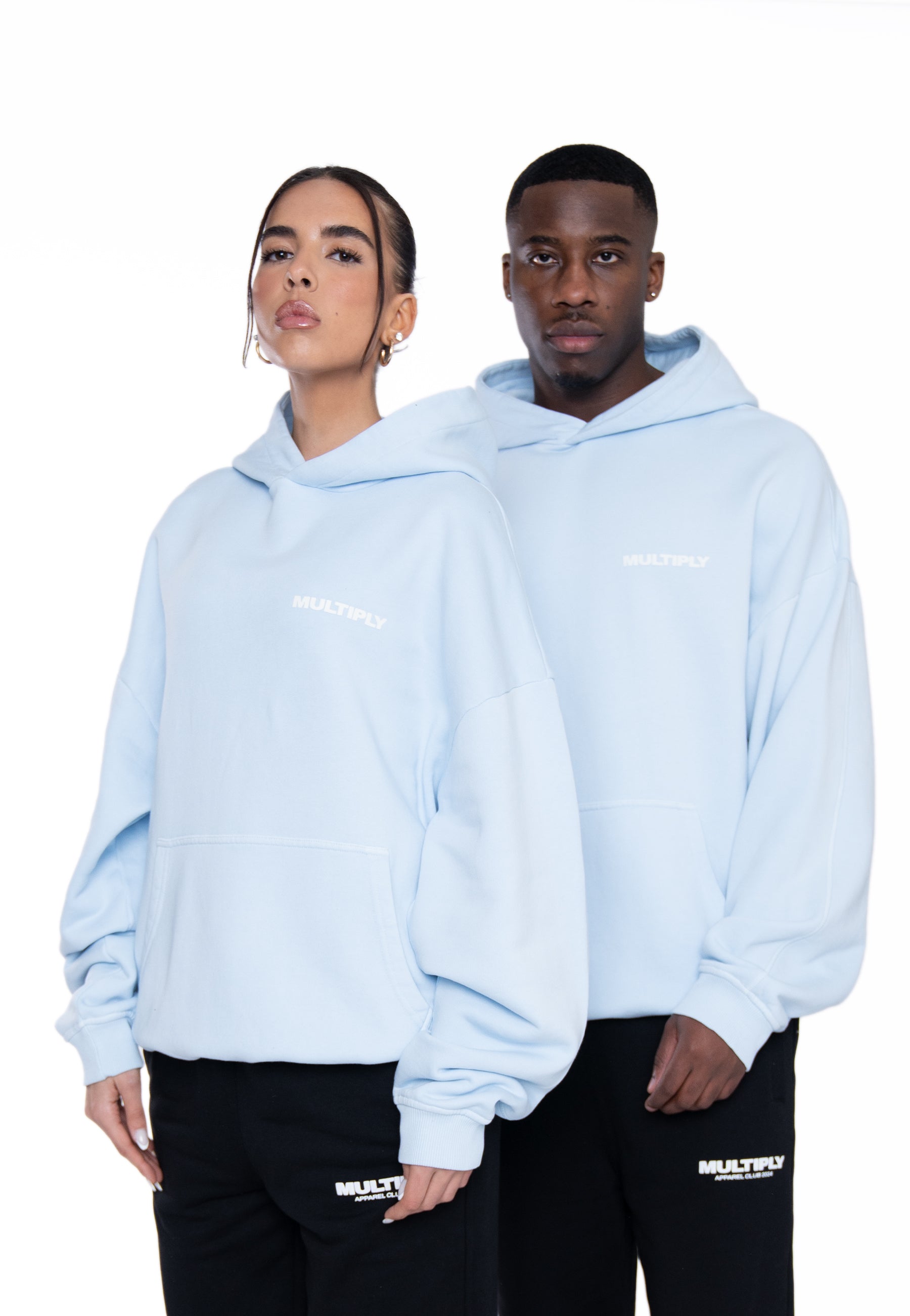 Oversize Hoodie MULTIPLY Baby Blue