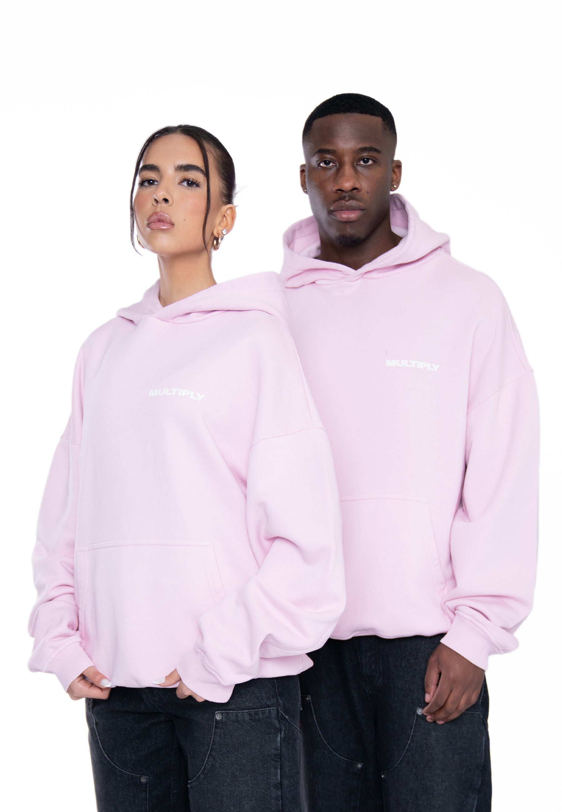 Oversize Hoodie MULTIPLY Pink Lavender