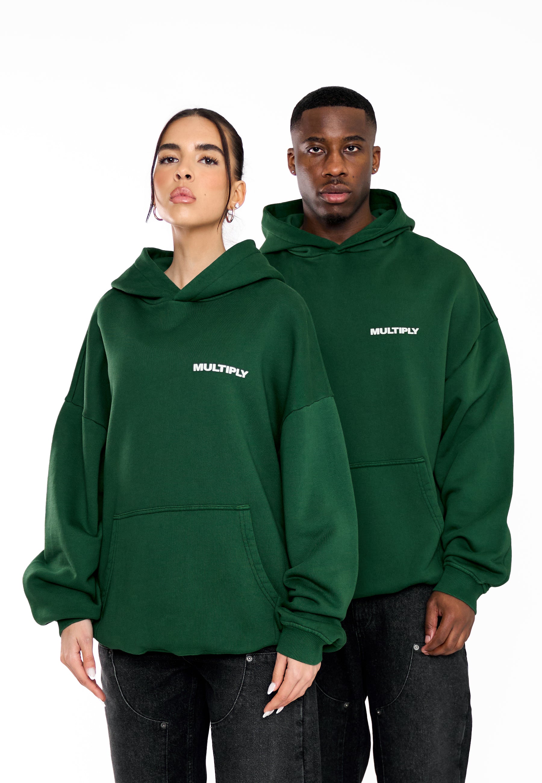Oversize Hoodie MULTIPLY Dark Green