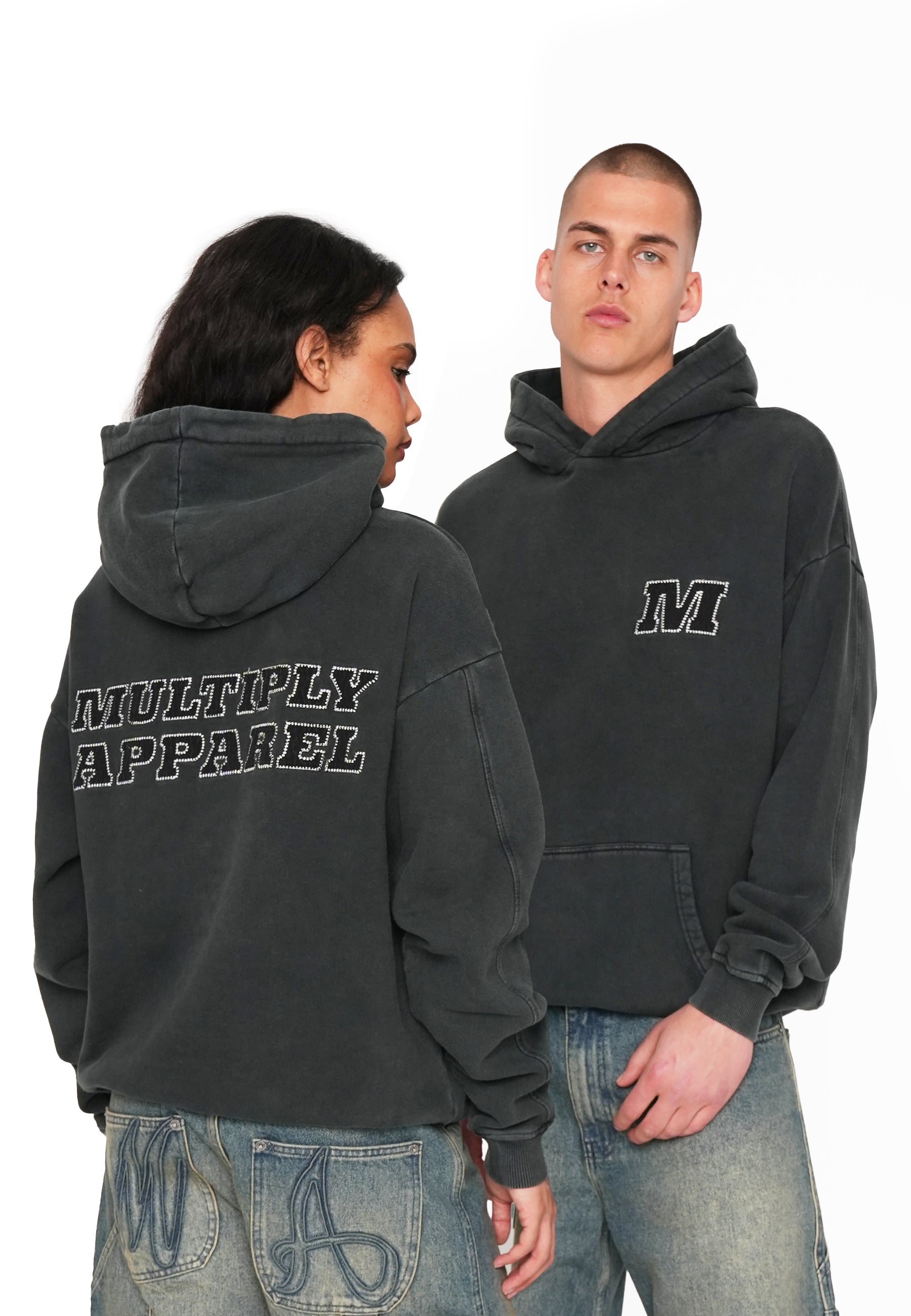 Oversize Hoodie MULTIPLY TWILL Forest River