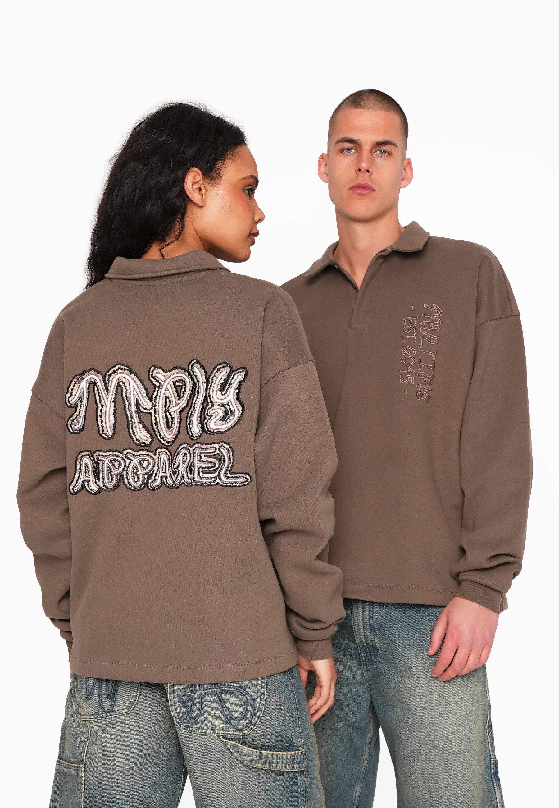 Oversize Longsleeve Polo JUMBLE Canteen
