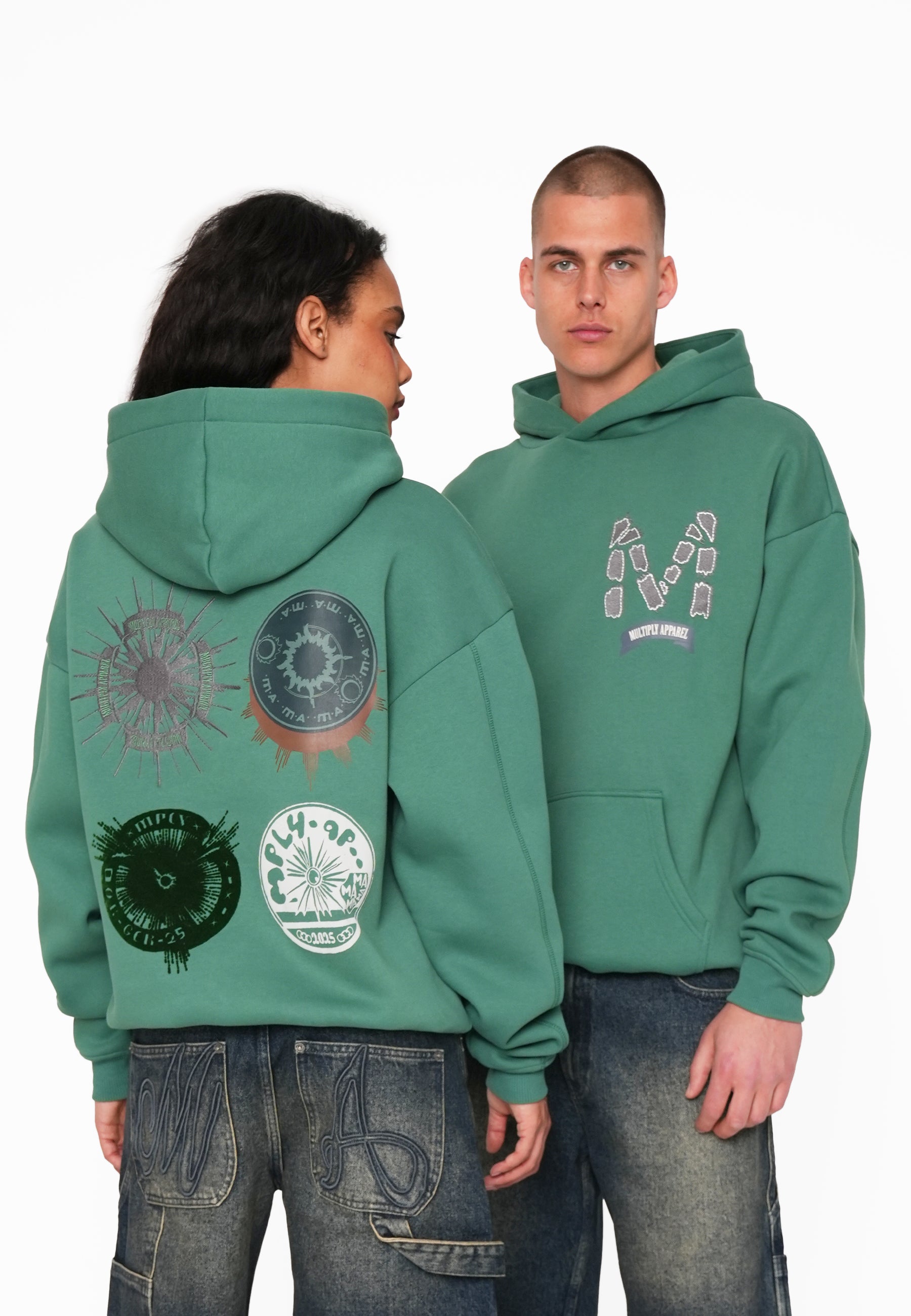 Oversize Hoodie ASSORTMENT Smoke Pine