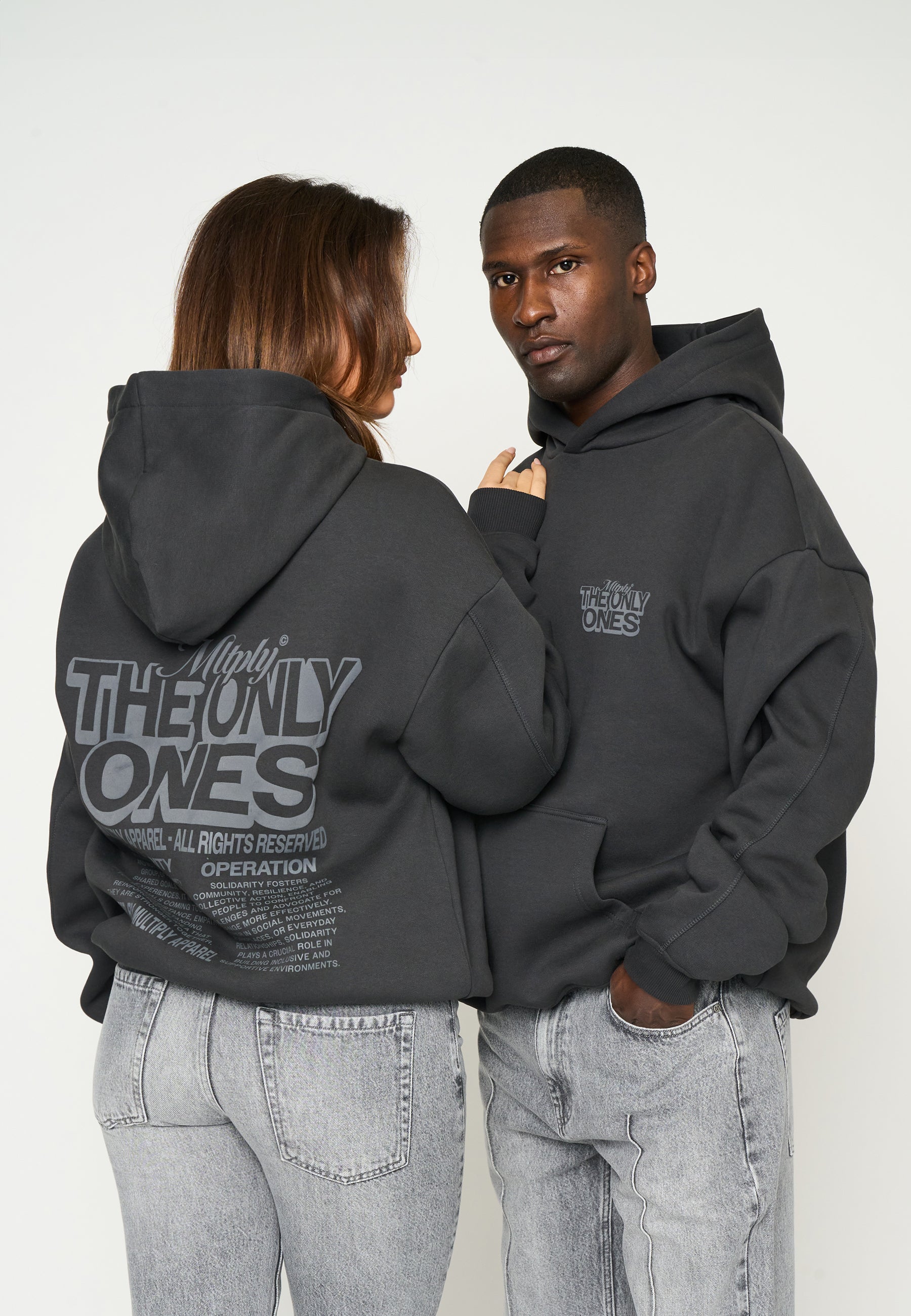 Oversize Hoodie OPERATION Black Soda