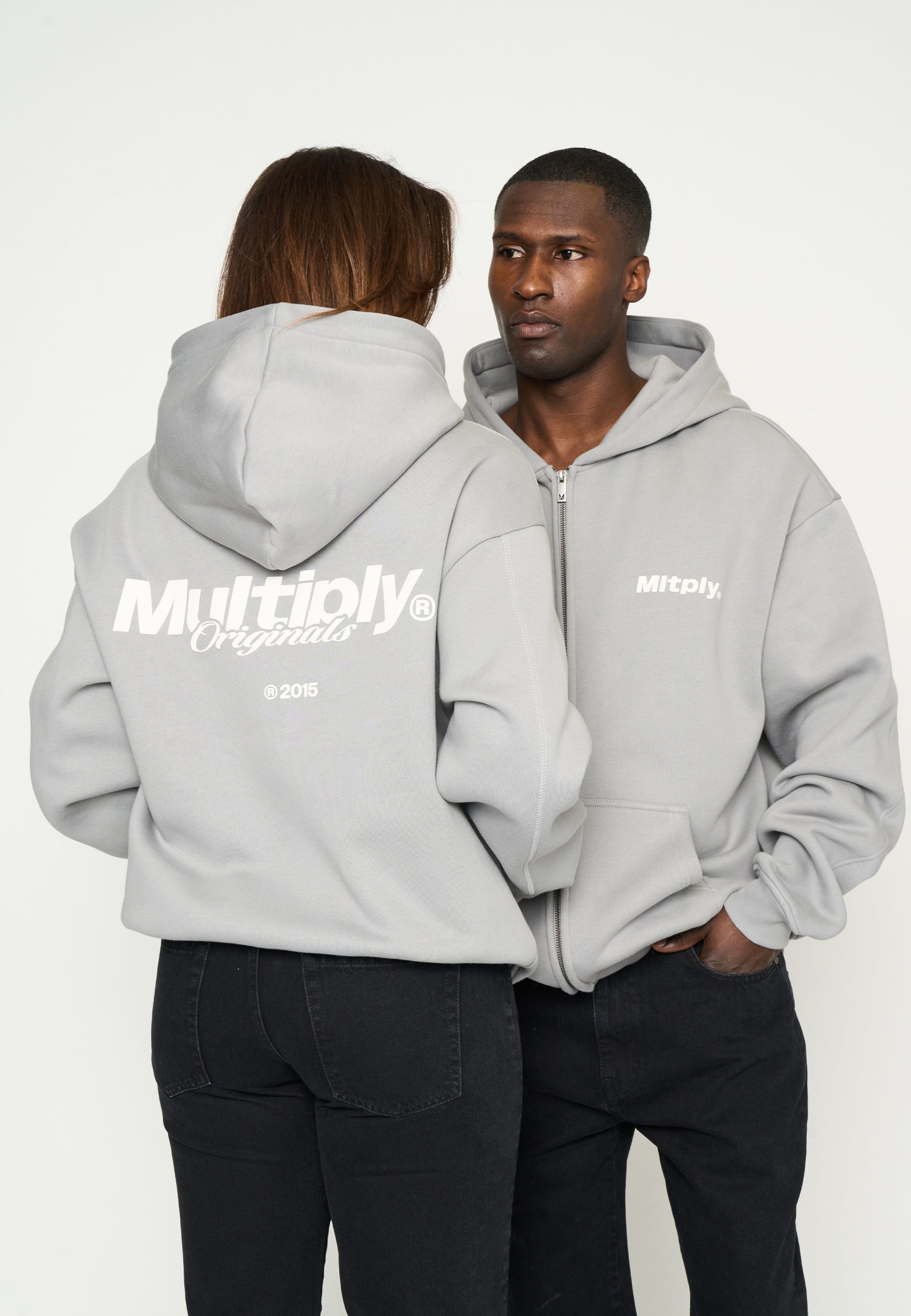Oversize Zip Hoodie ORIGINALS Ultimate Grey