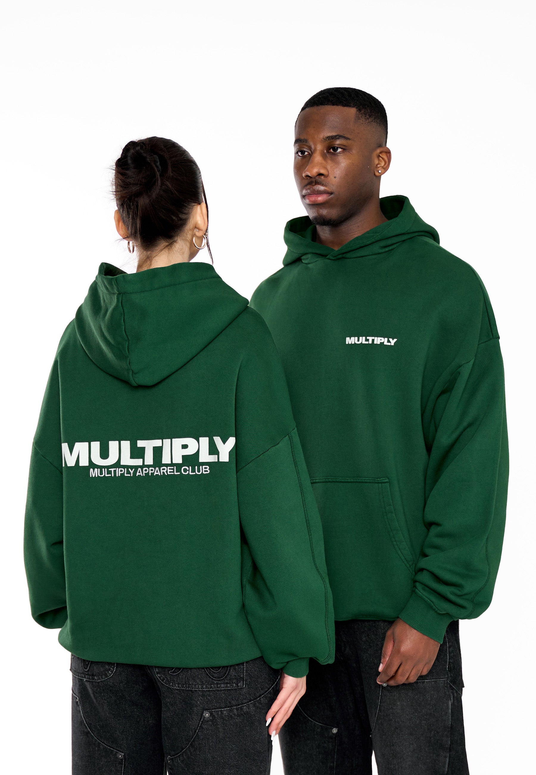 Oversize Hoodie MULTIPLY Dark Green