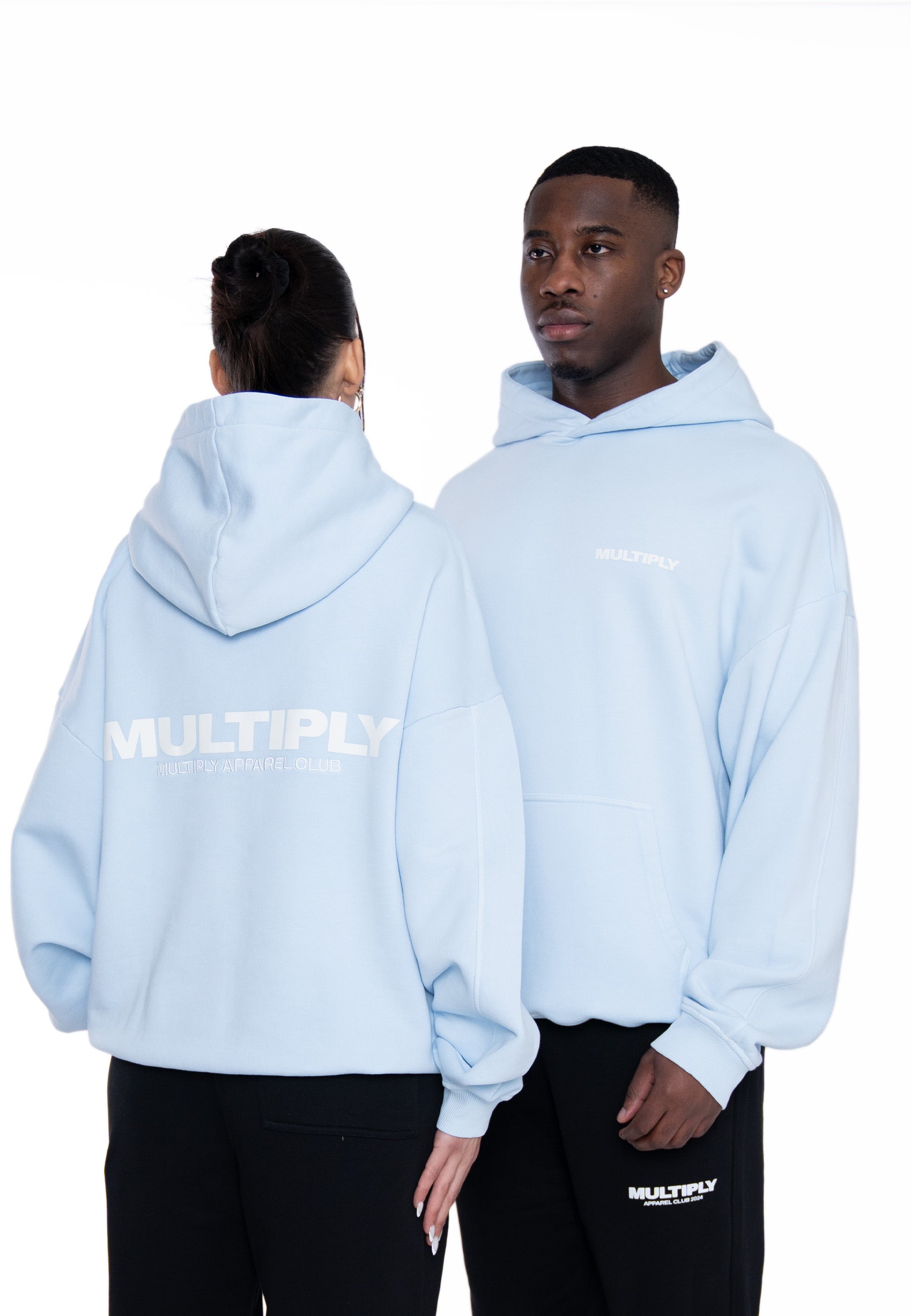 Oversize Hoodie MULTIPLY Baby Blue