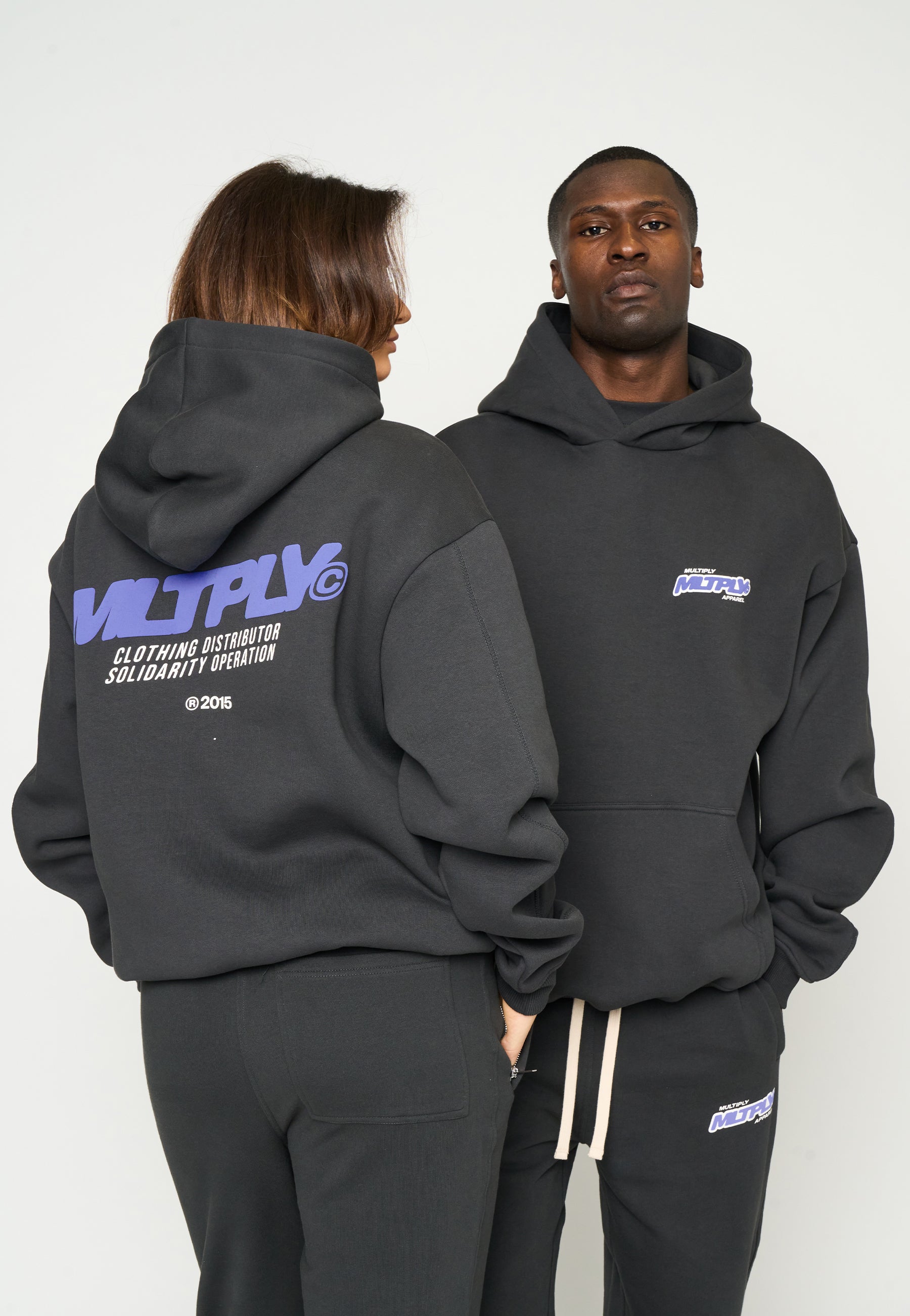 Oversize Hoodie SOLIDARITY Black Soda