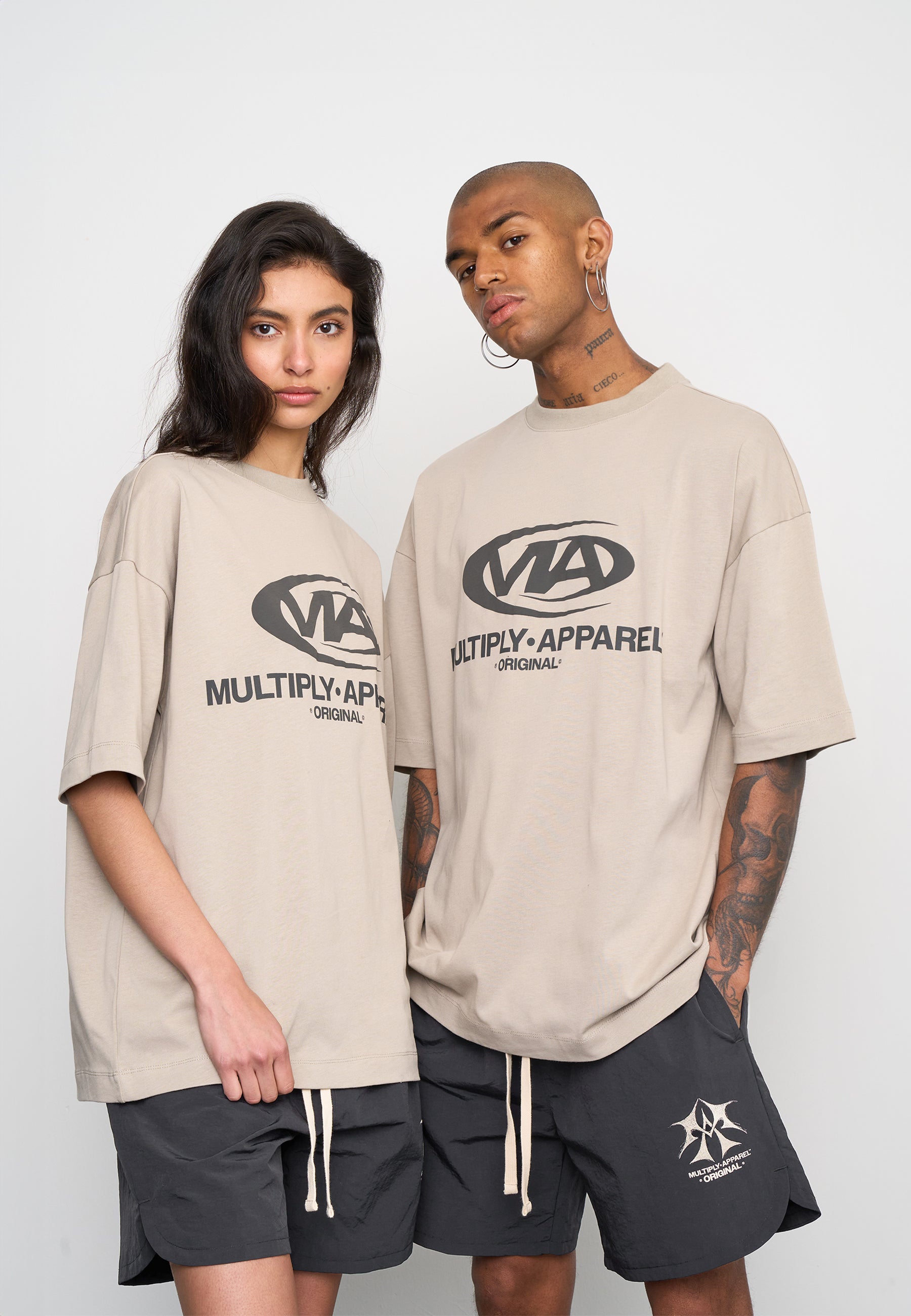 Oversize T-shirt GRIND Vintage Khaki