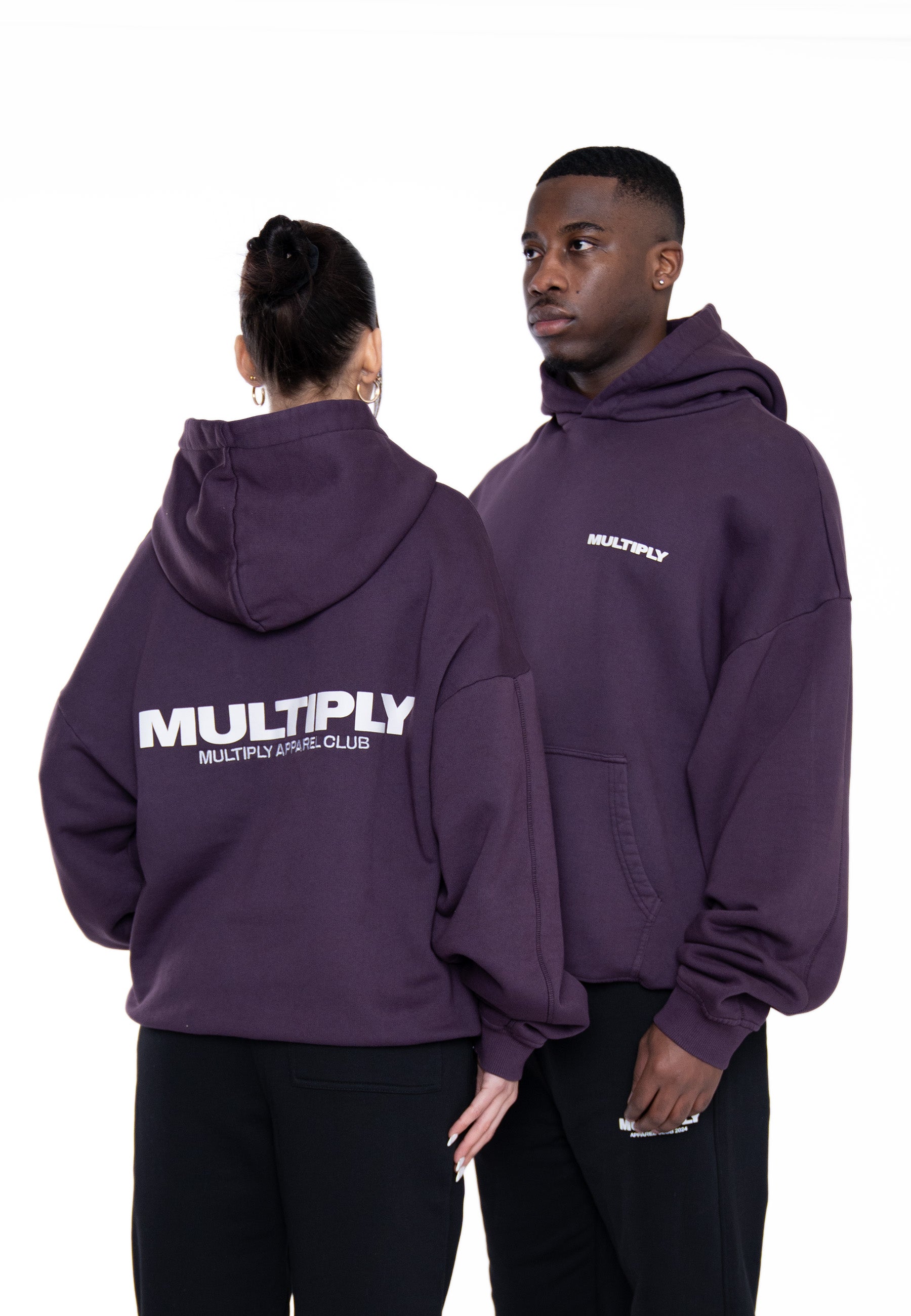 Oversize Hoodie MULTIPLY Shadow Purple