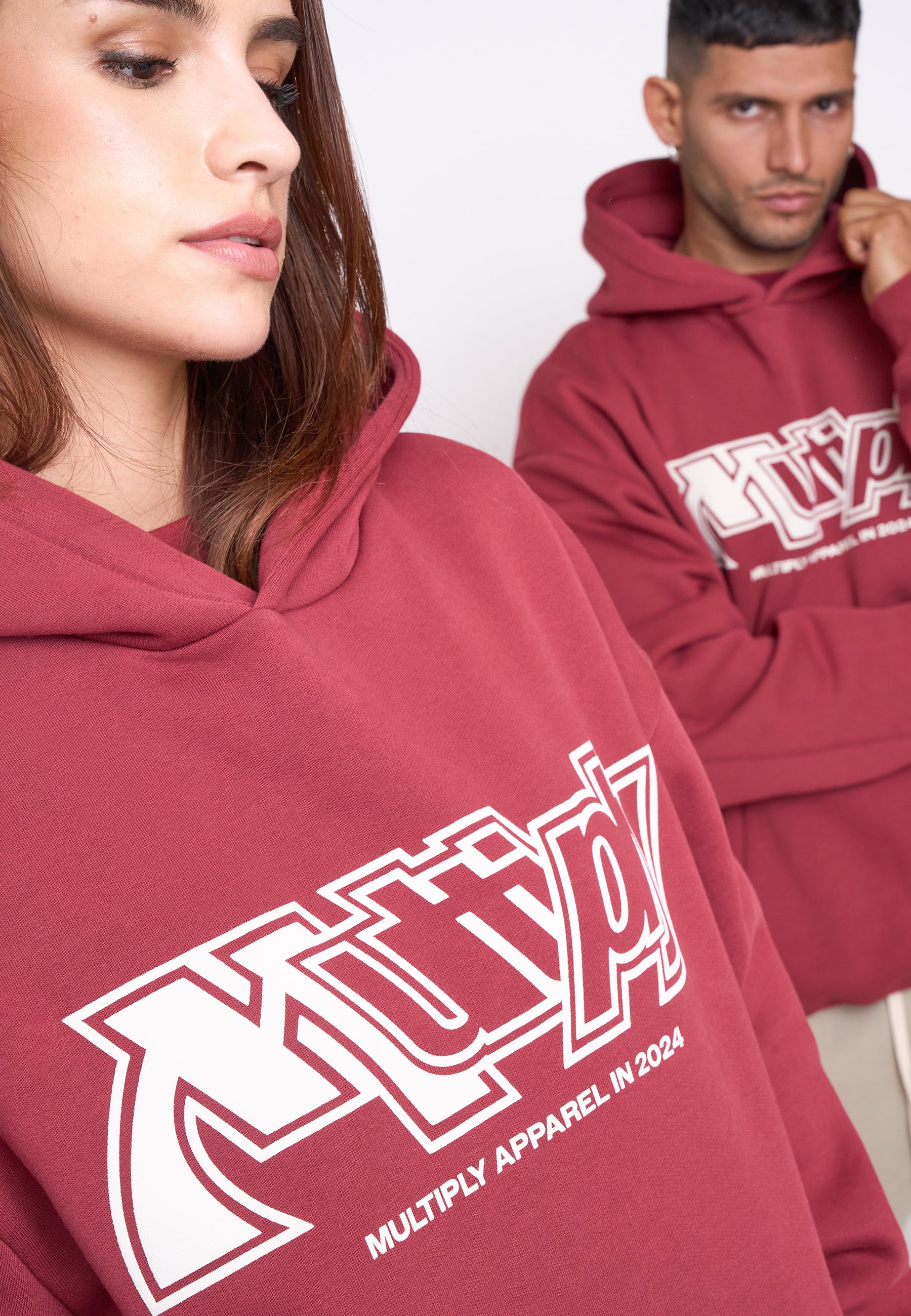 Oversize Hoodie RANK Ruby Wine