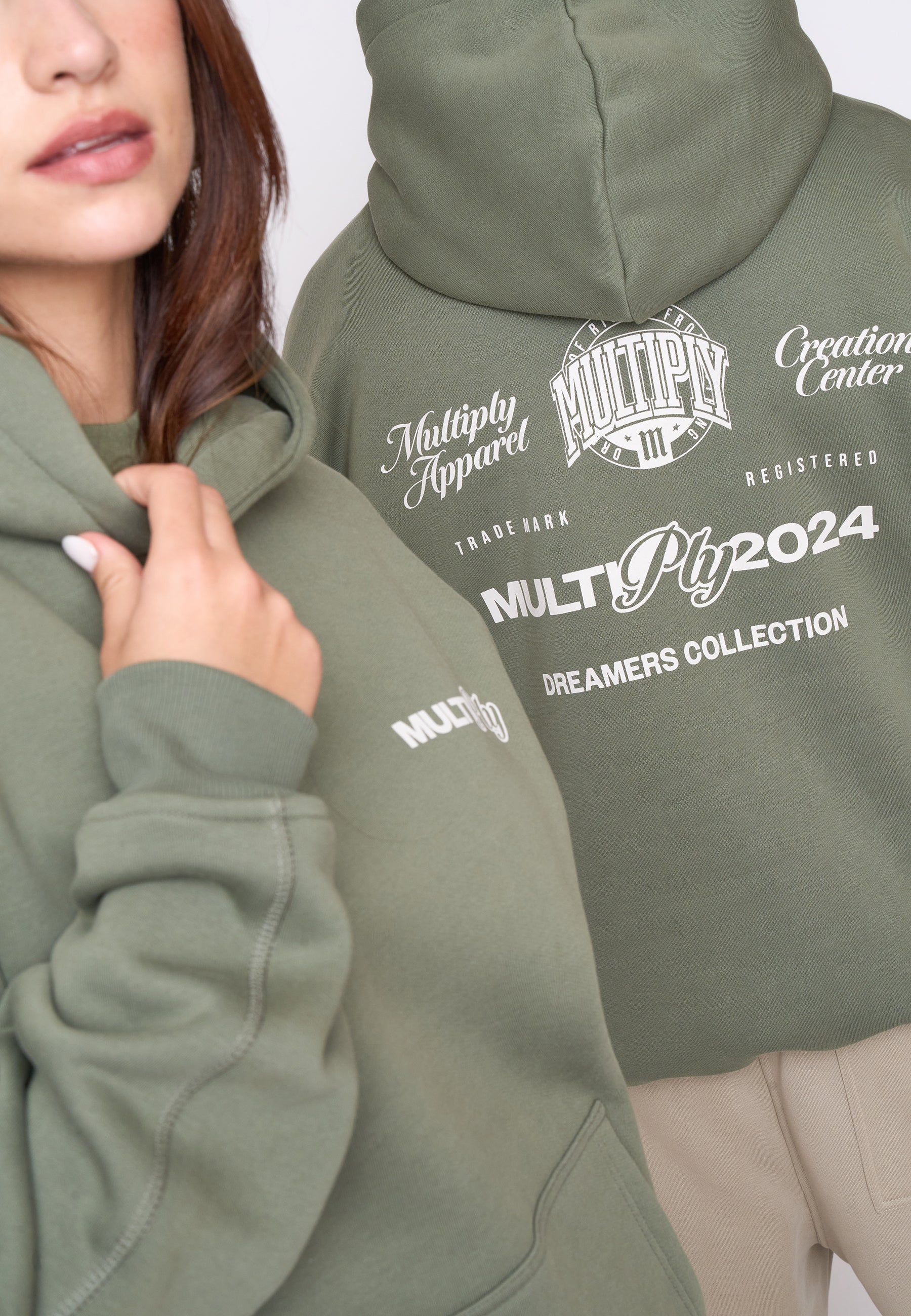 Oversize Hoodie MATCH Four Leaf Clover
