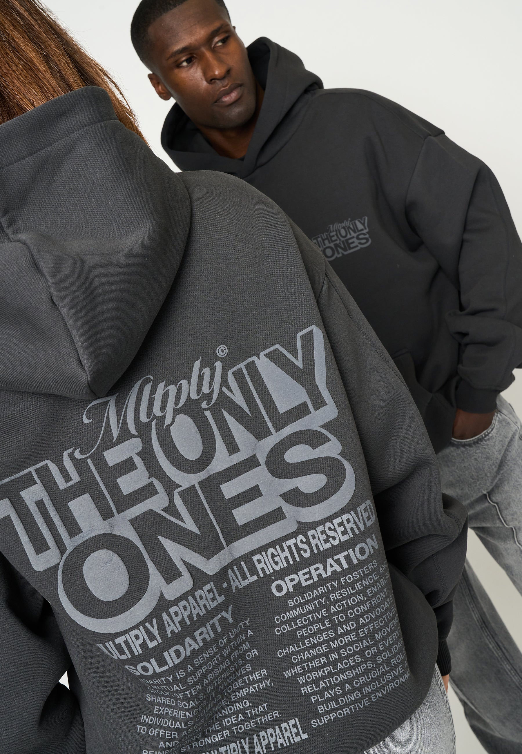 Oversize Hoodie OPERATION Black Soda