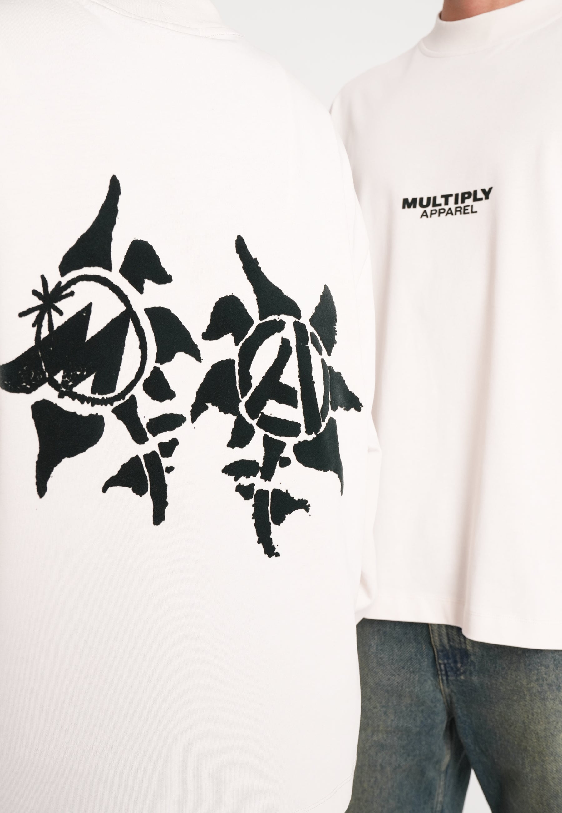 Oversize Longsleeve SUNFLOWER White Sand