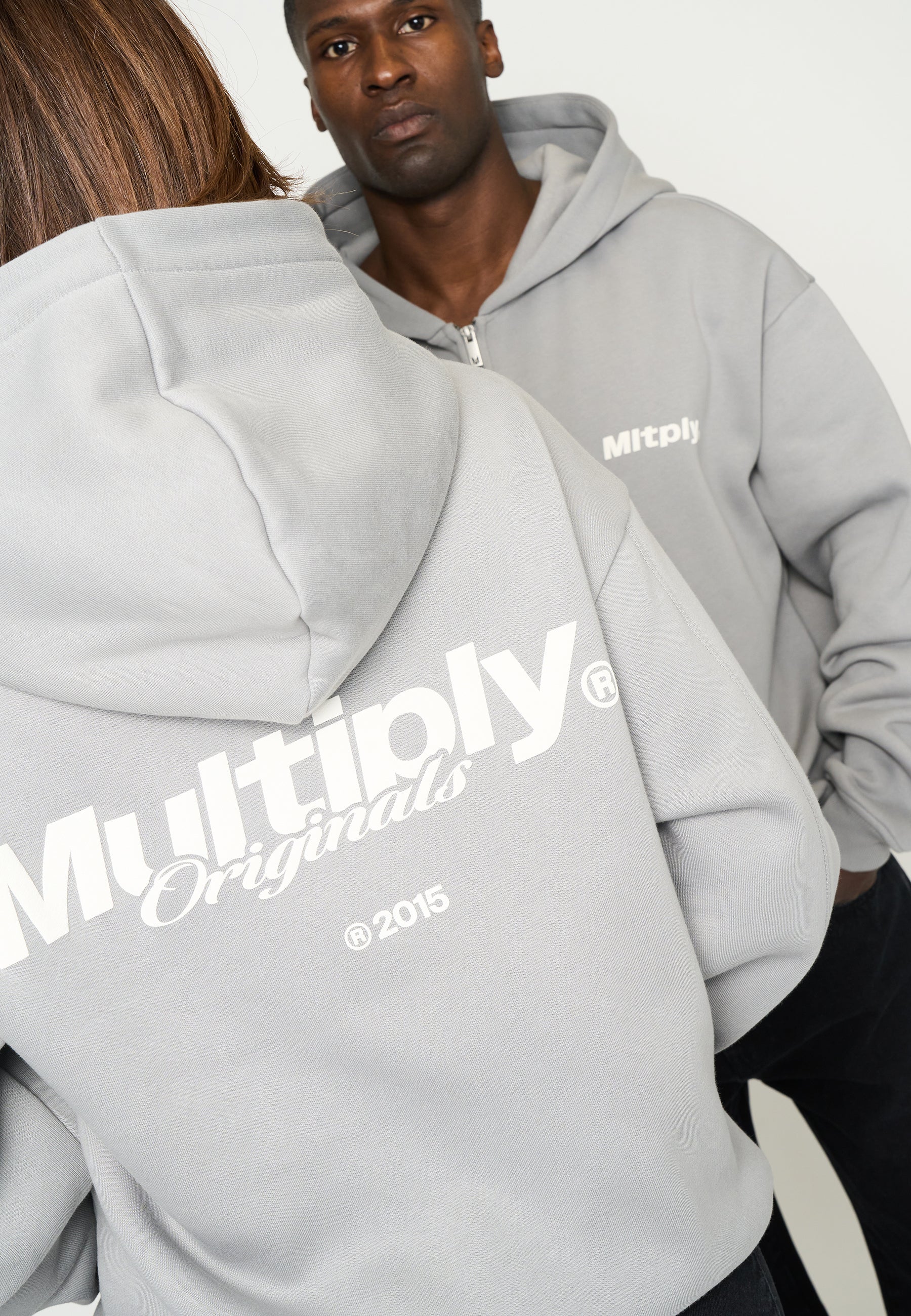 Oversize Zip Hoodie ORIGINALS Ultimate Grey