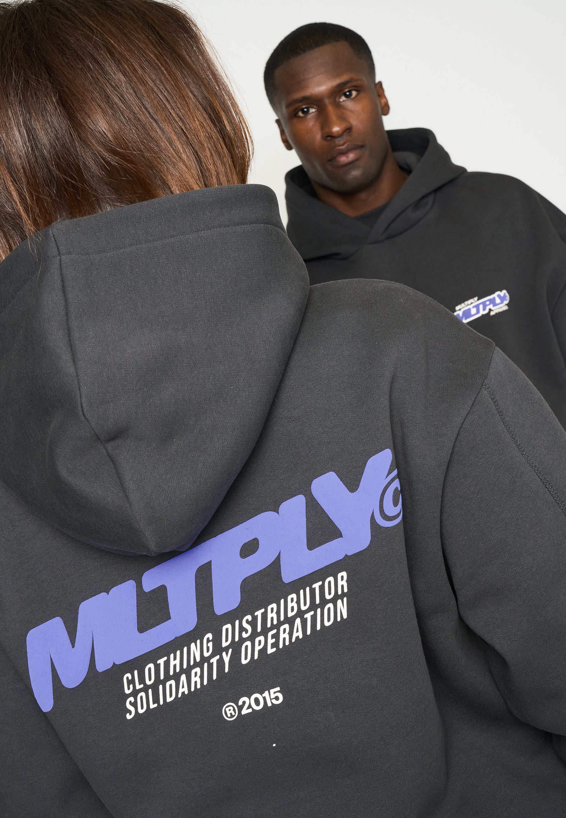 Oversize Hoodie SOLIDARITY Black Soda