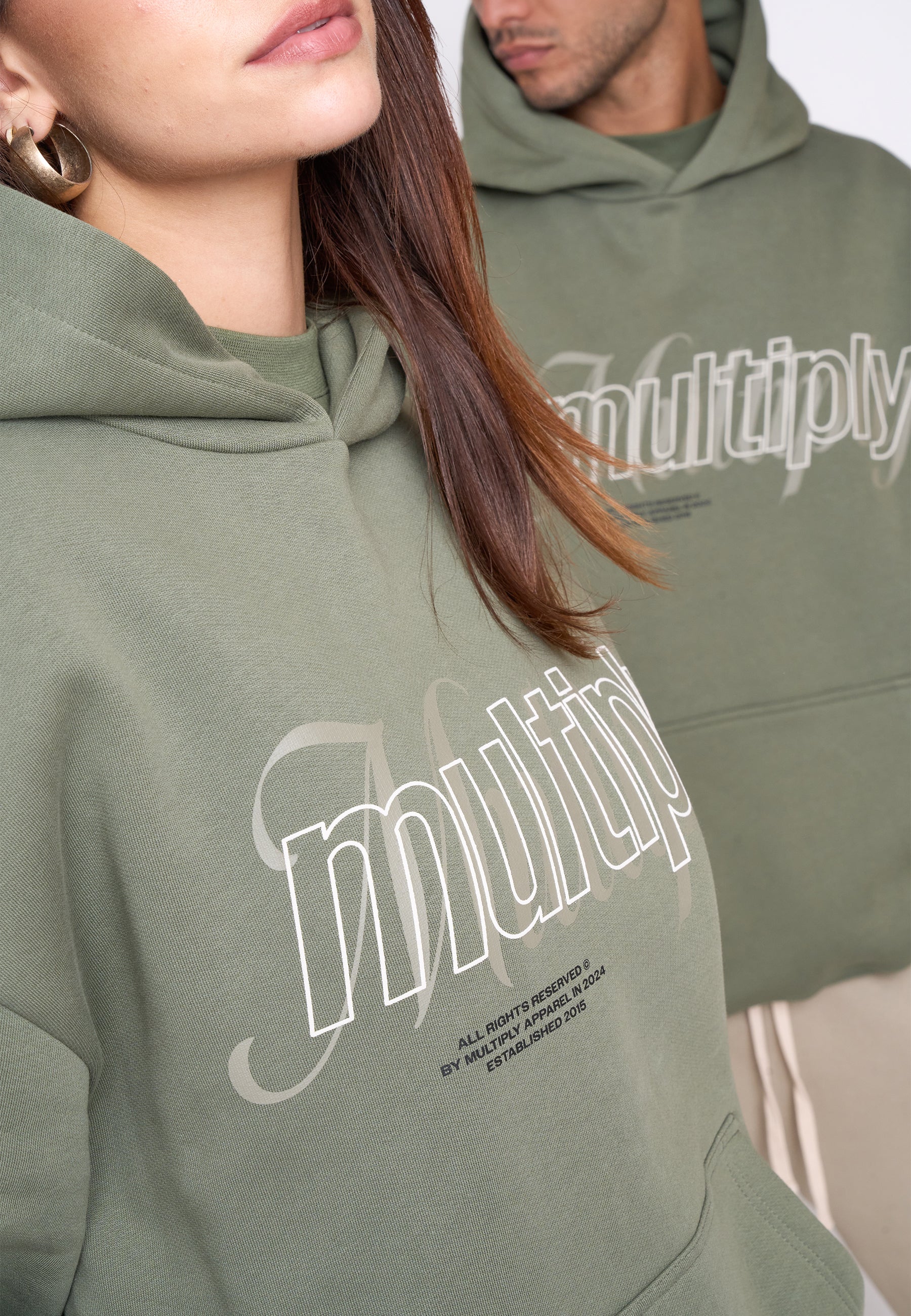 Oversize Hoodie DRIBBLE Four Leaf Clover