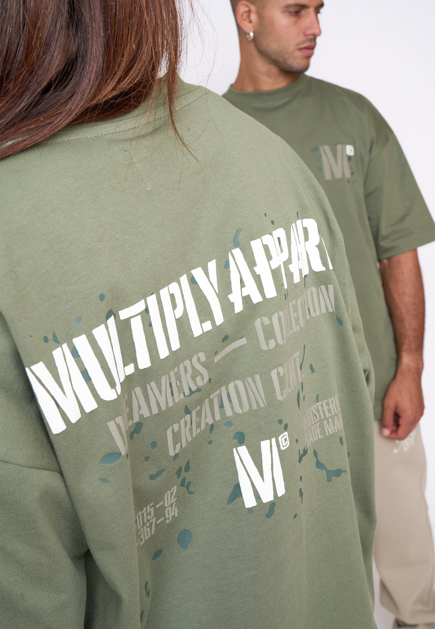 Oversize T-Shirt DRILL Four Leaf Clover