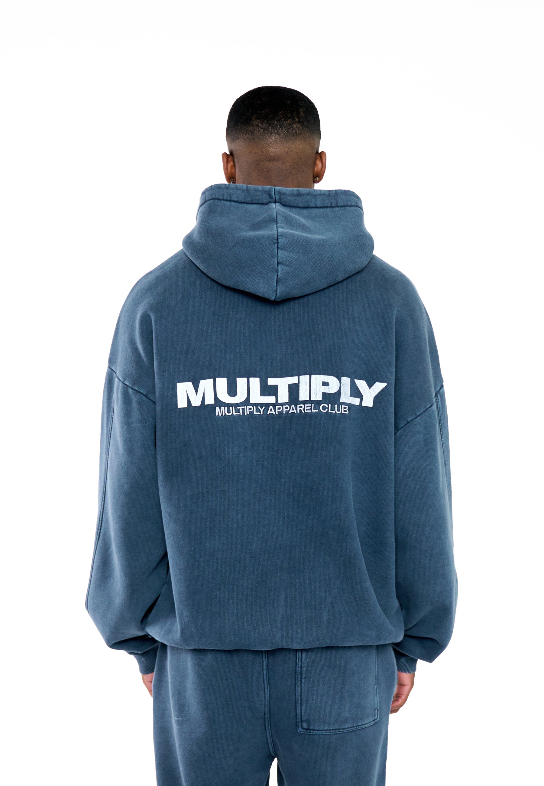 Oversize Hoodie MULTIPLY Pegeant Blue Washed