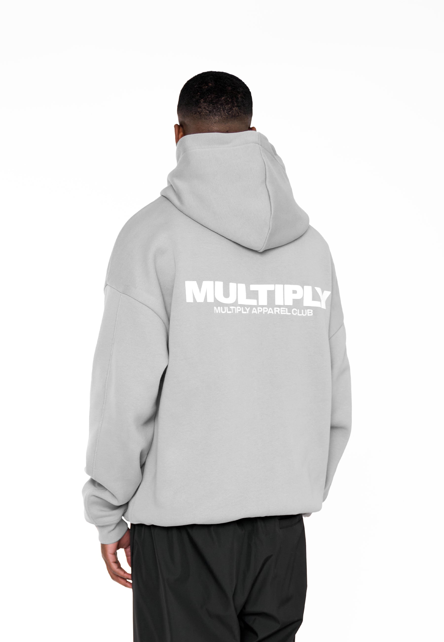 Oversize zip hoodie MULTIPLY Ultimate Grey