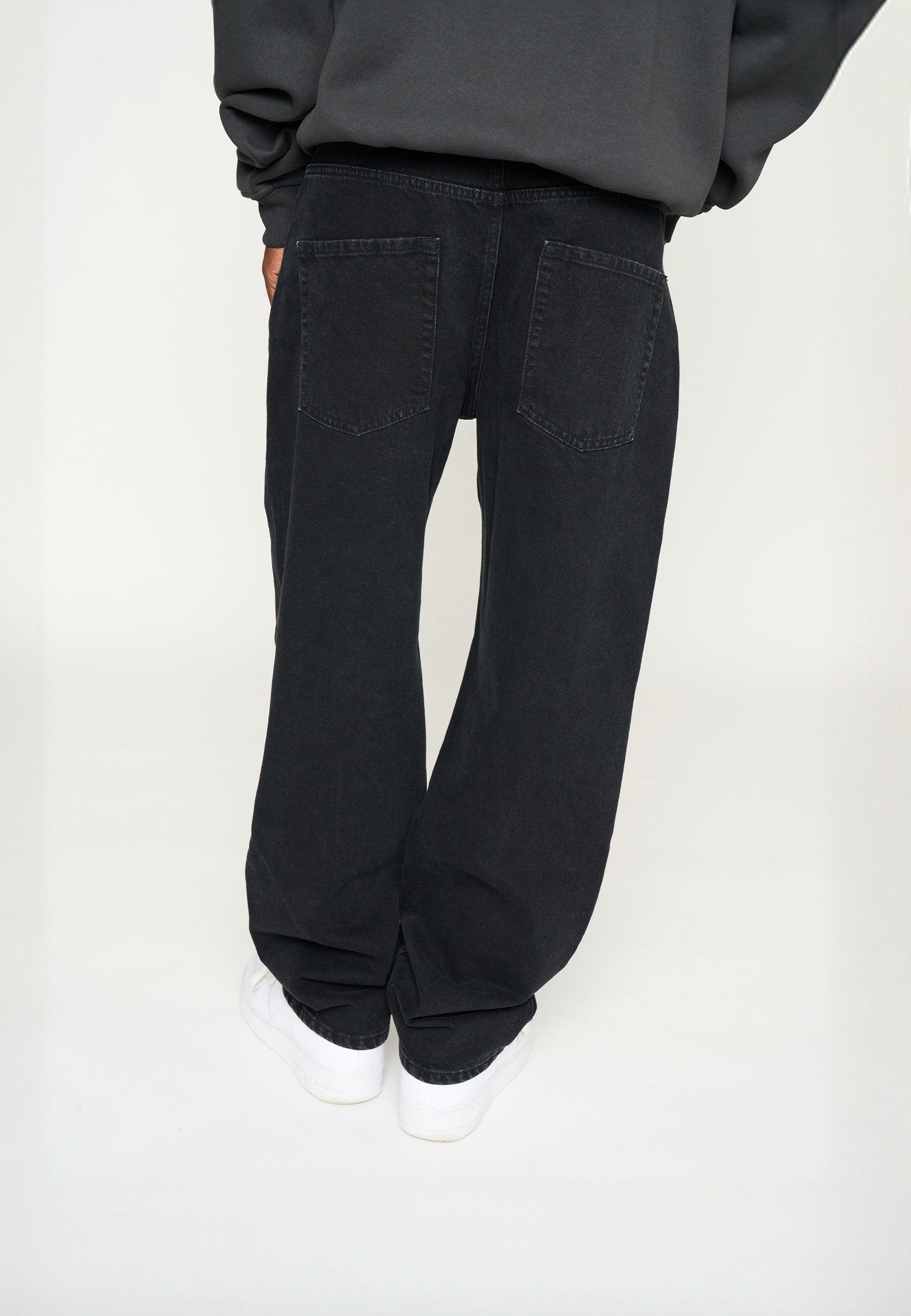 Multiply Pleated Denim Black