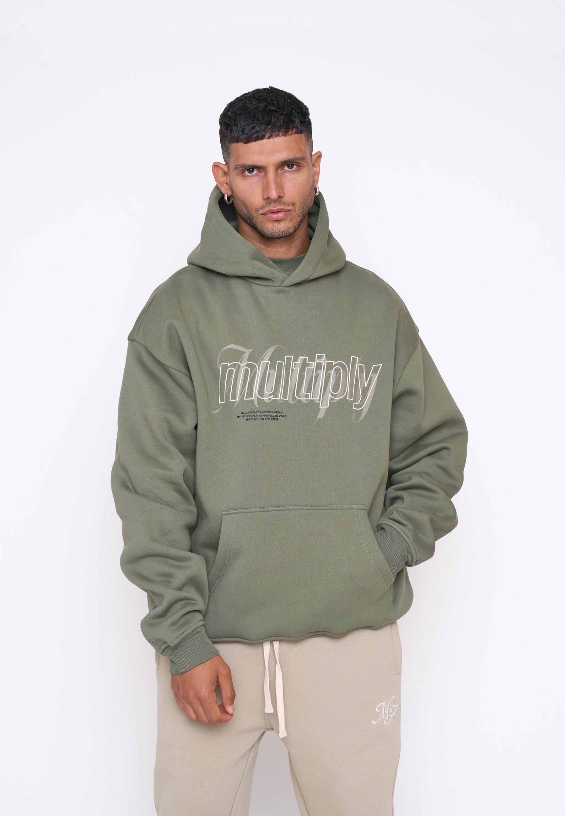 Oversize Hoodie DRIBBLE Four Leaf Clover