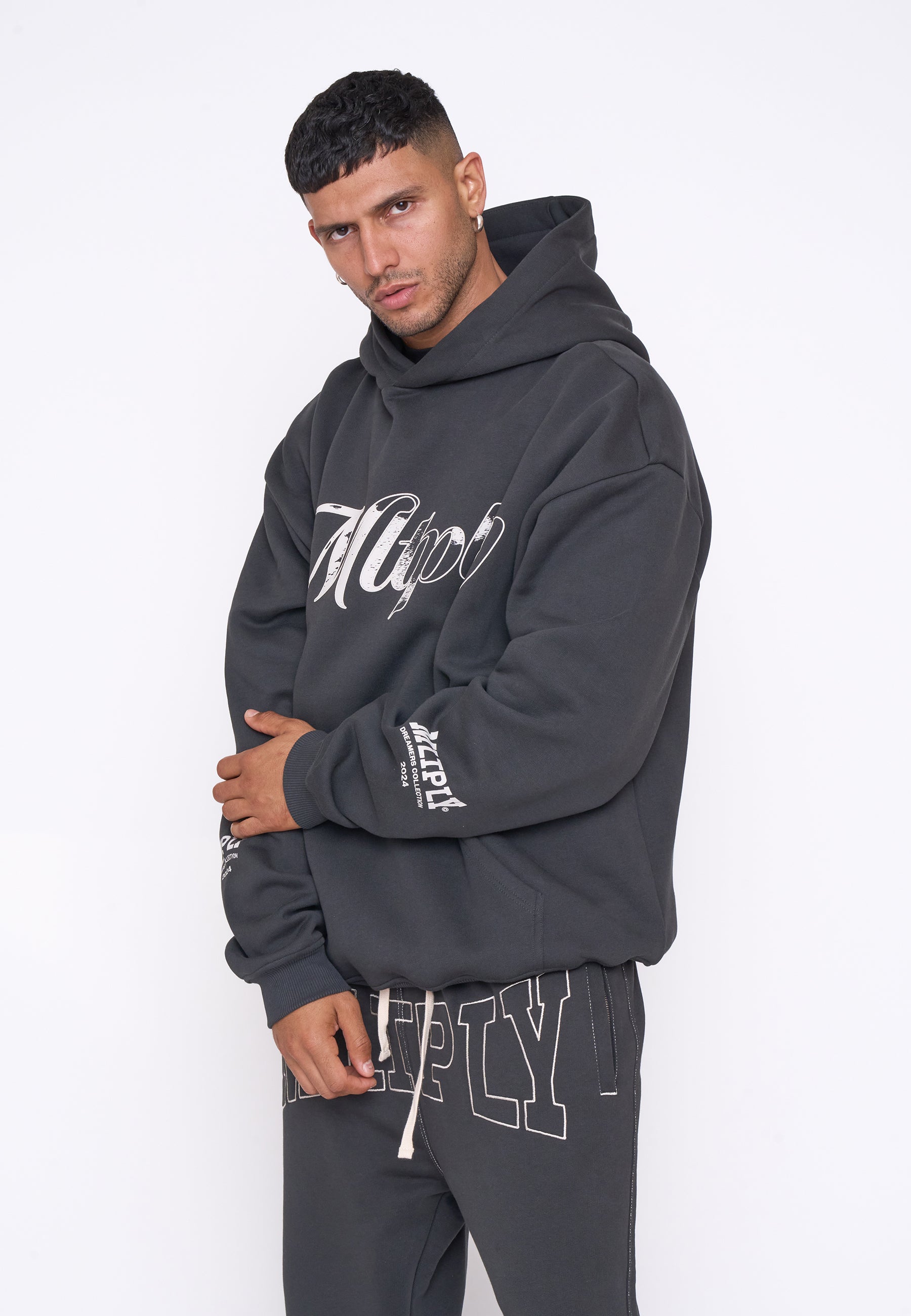 Oversize Hoodie STORIES Black Soda