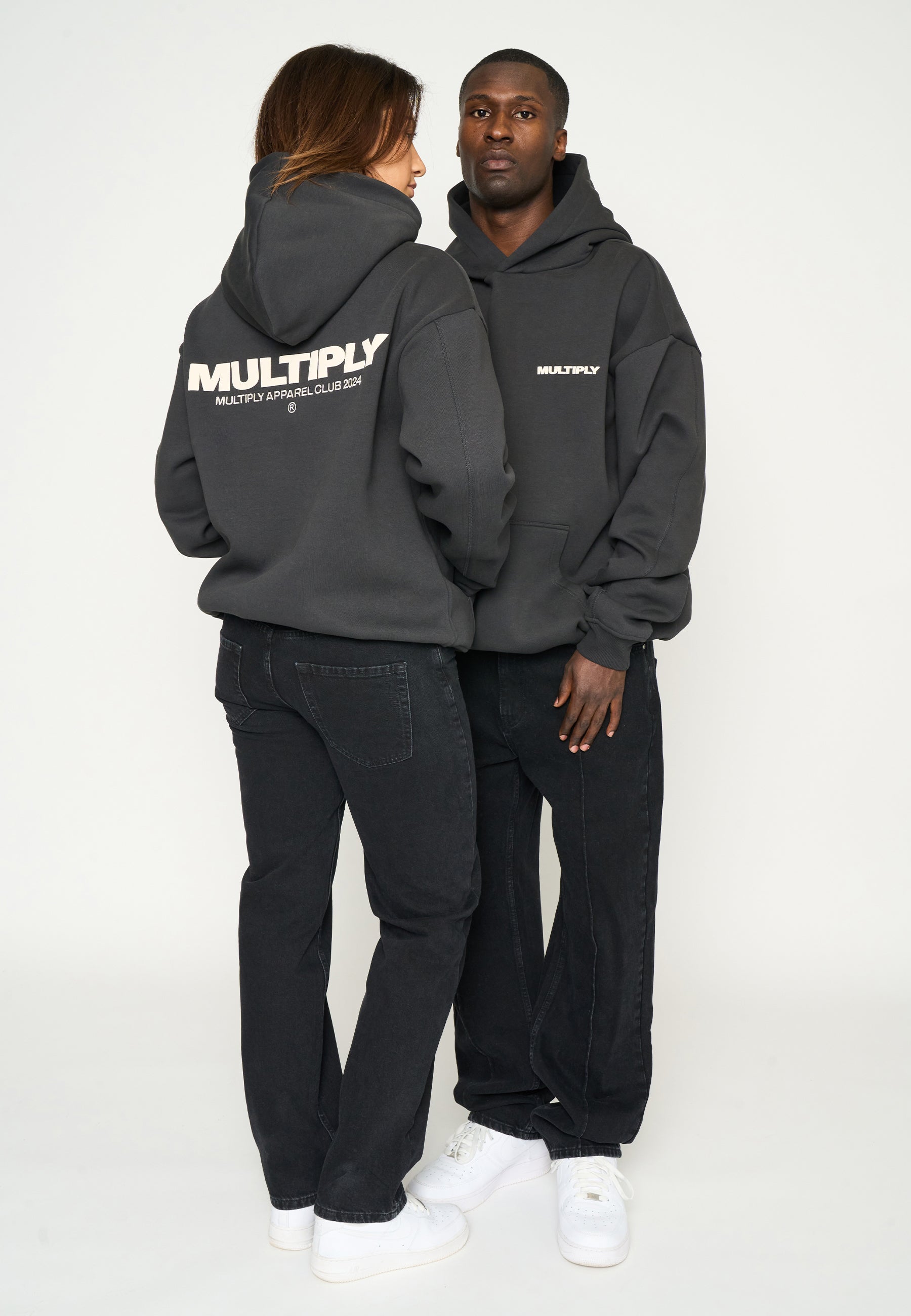 Multiply Pleated Denim Black