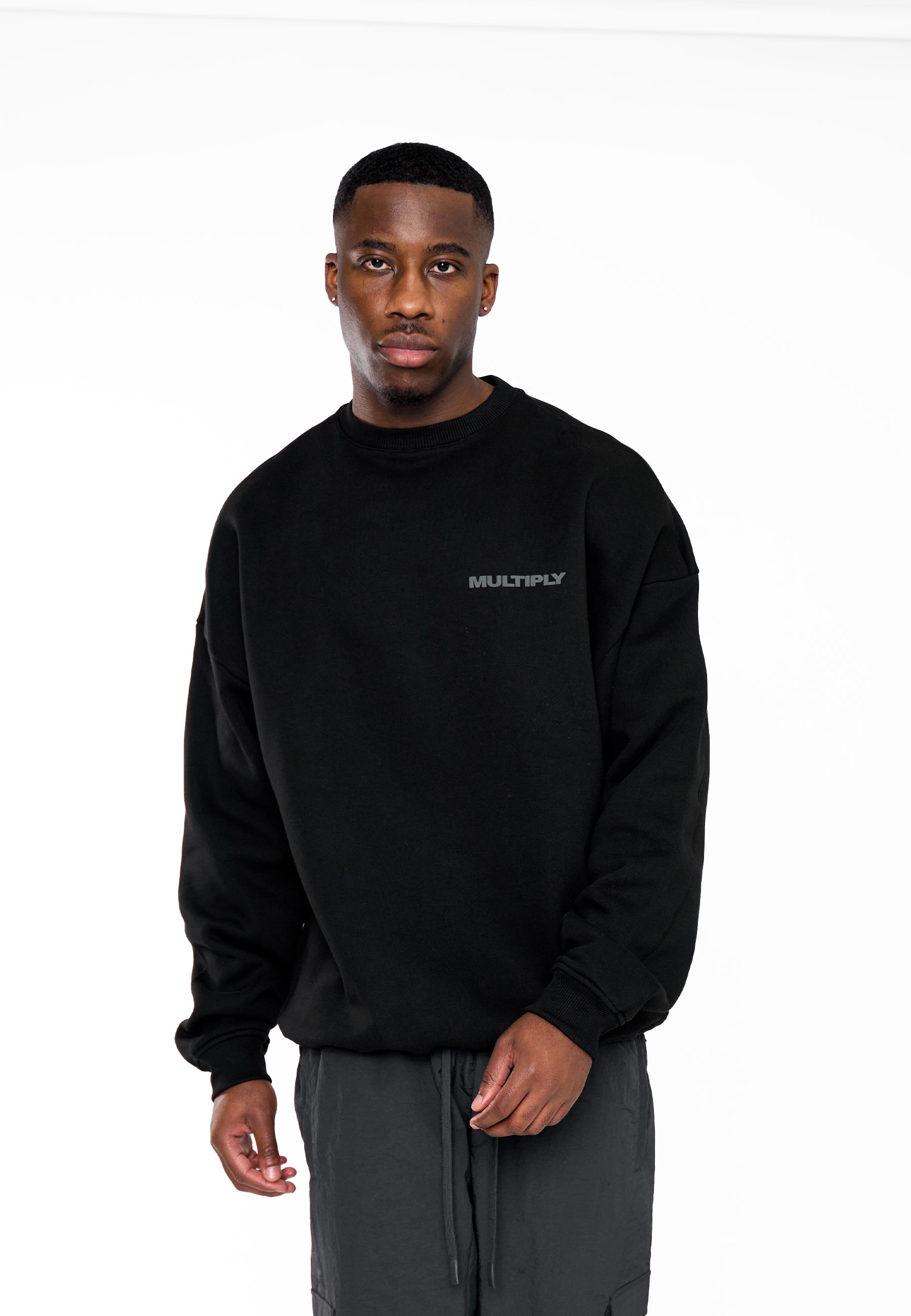 Oversize Sweatshirt MULTIPLY 2 Black