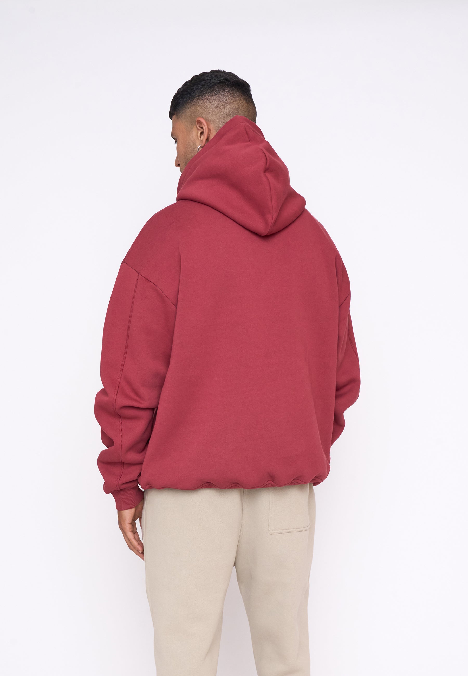 Oversize Hoodie RANK Ruby Wine