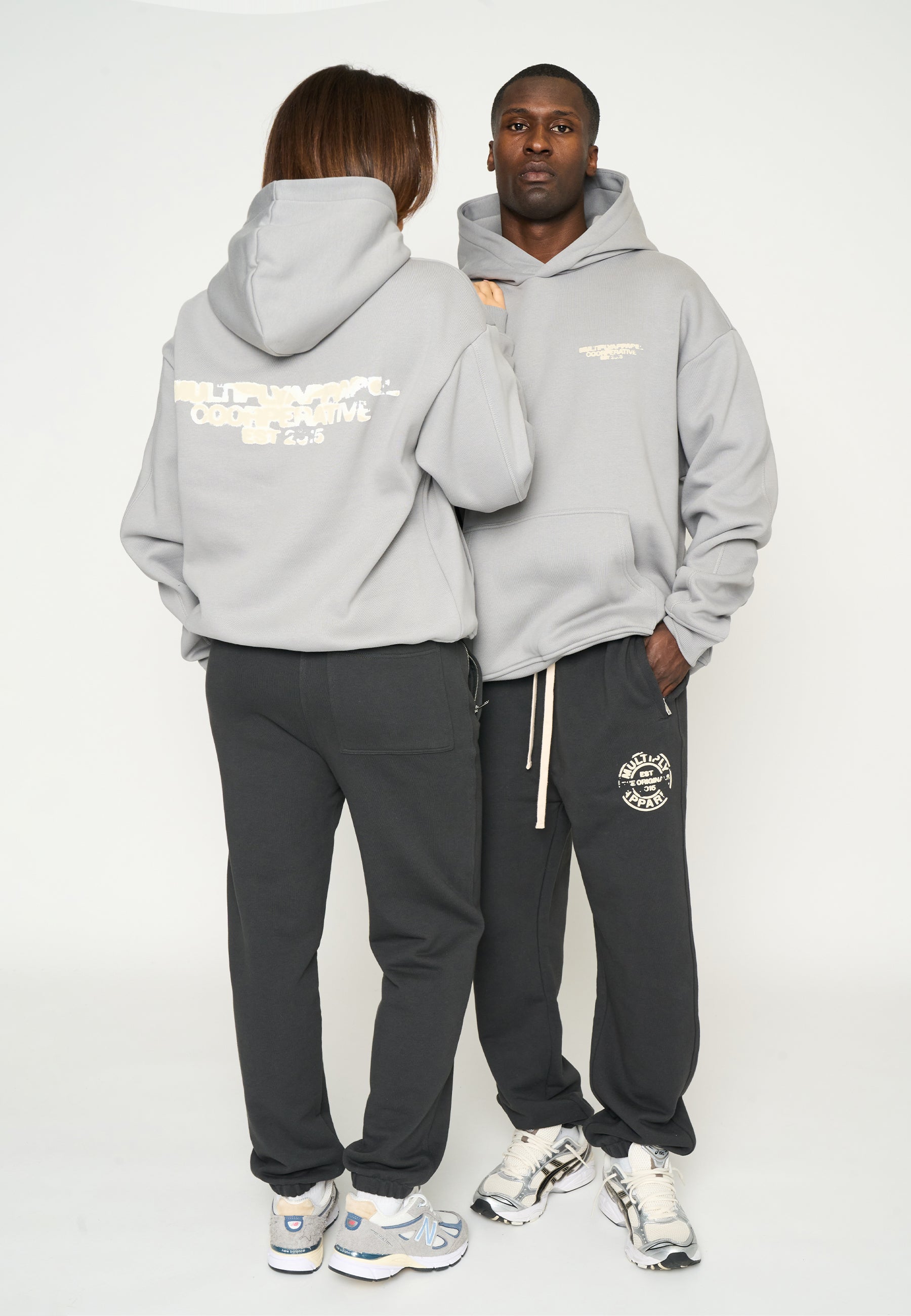 Oversize Hoodie COORPERATIVE Ultimate Grey