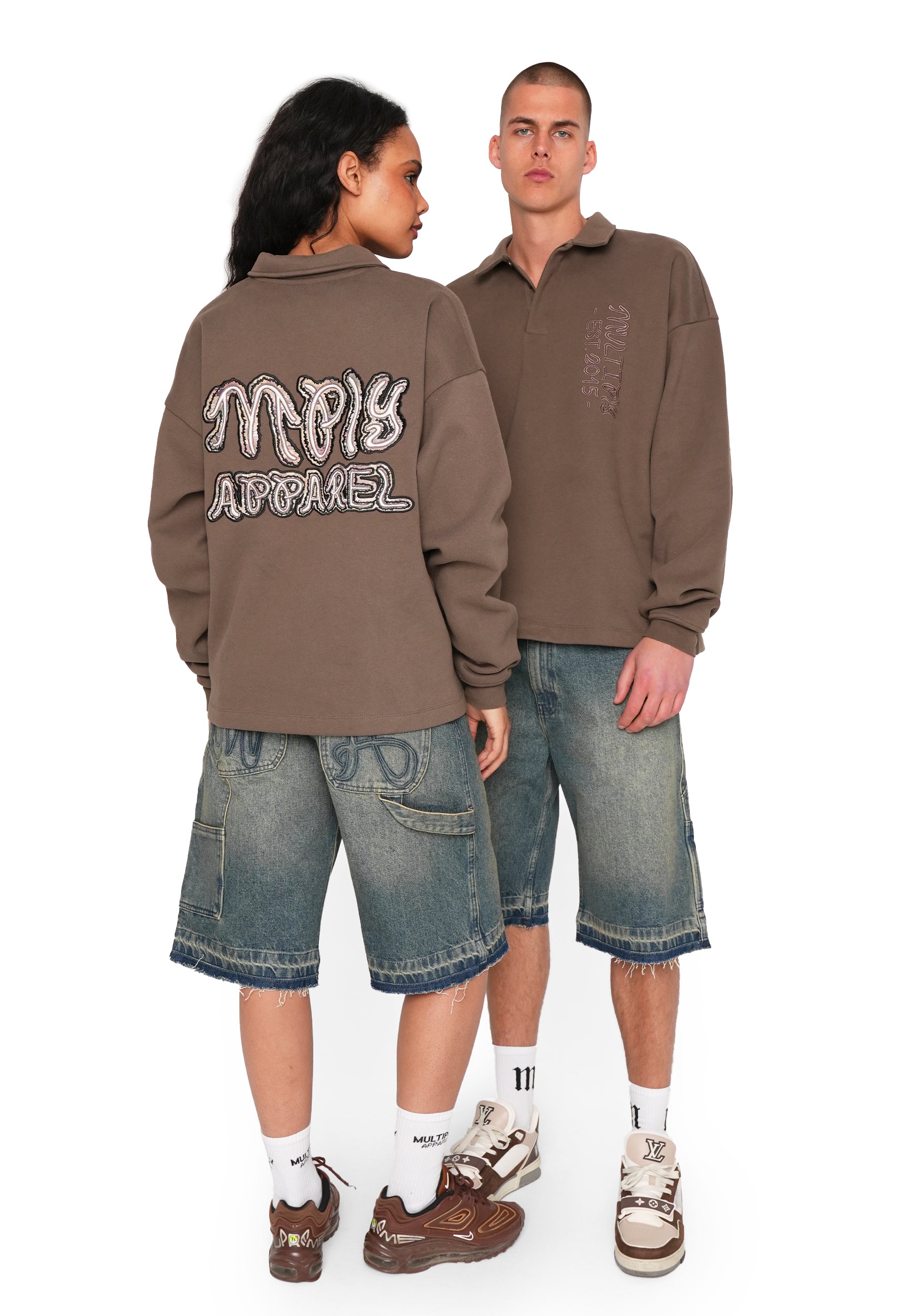 Oversize Longsleeve Polo JUMBLE Canteen