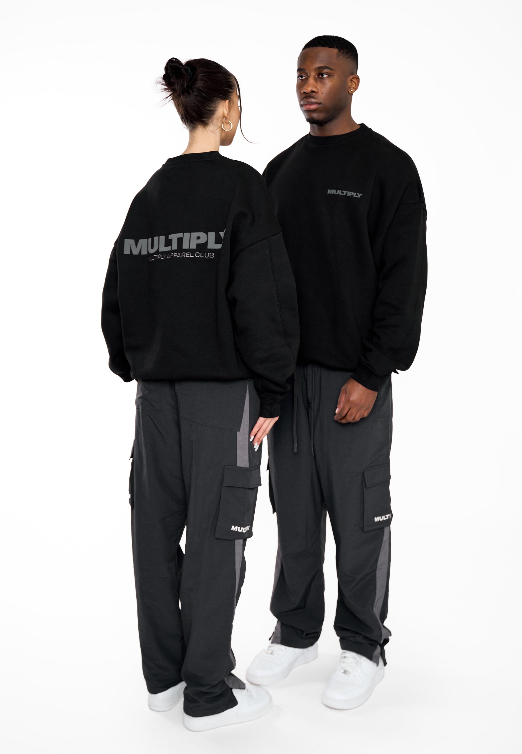 Oversize Sweatshirt MULTIPLY 2 Black