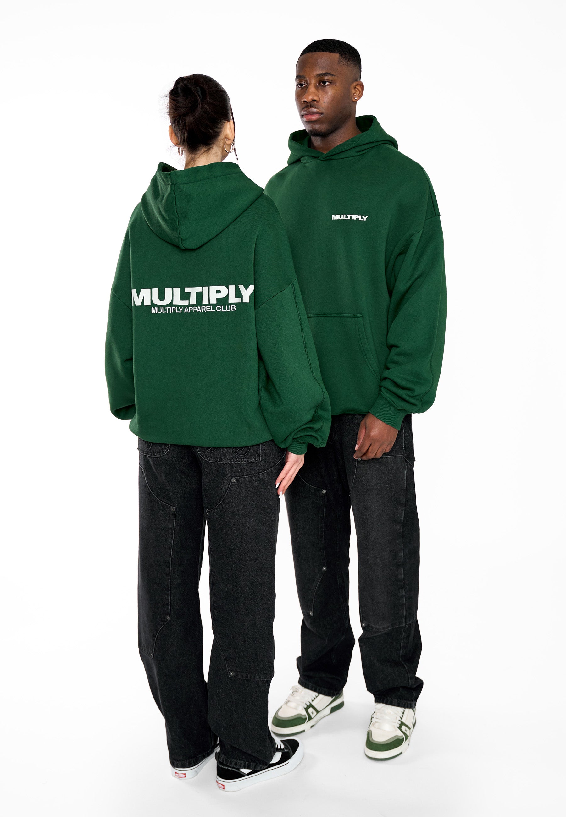 Oversize Hoodie MULTIPLY Dark Green
