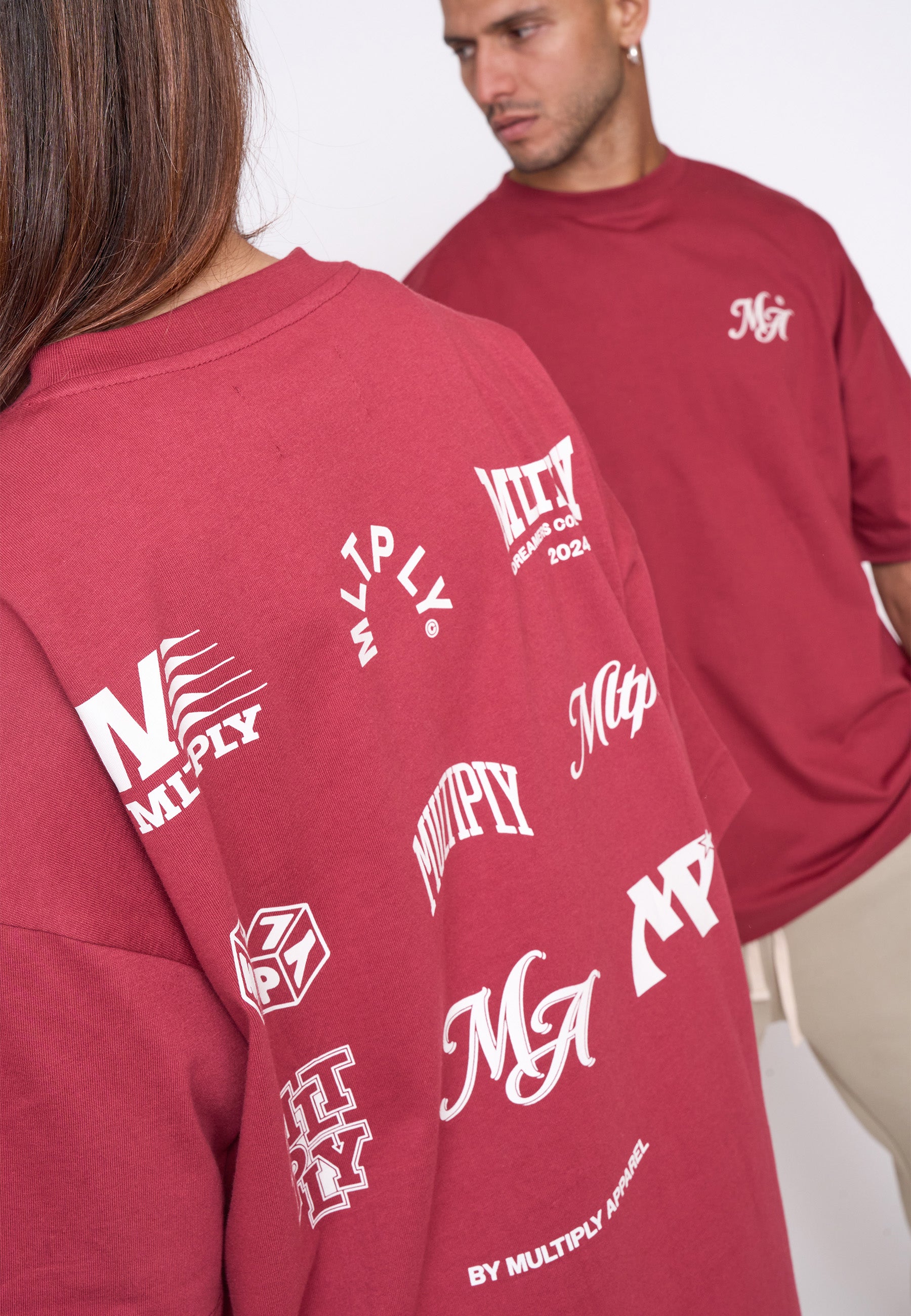 Oversize T-Shirt COMPETITION Ruby Wine