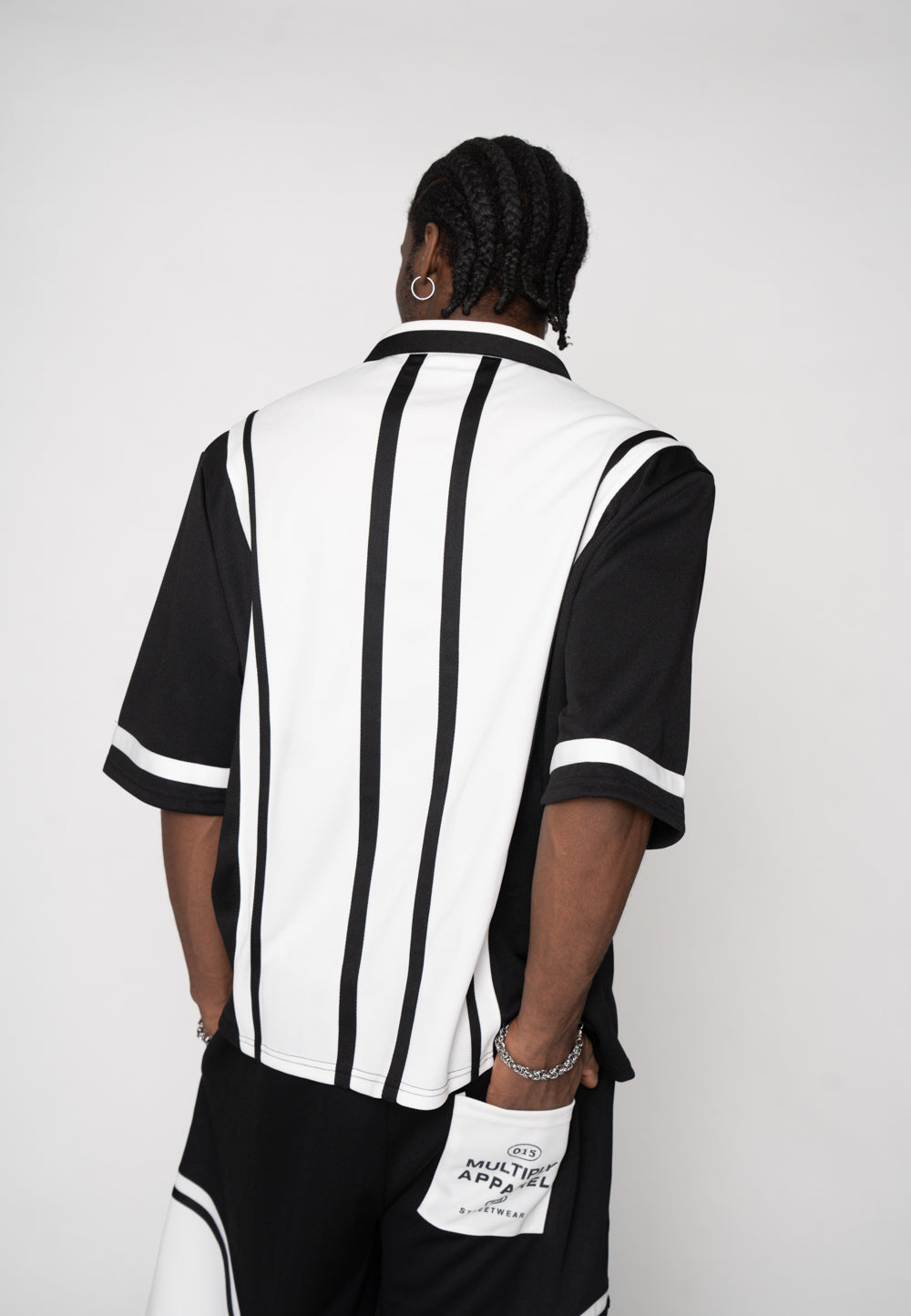 Oversized T-shirt RACE TRACK Pirate Black