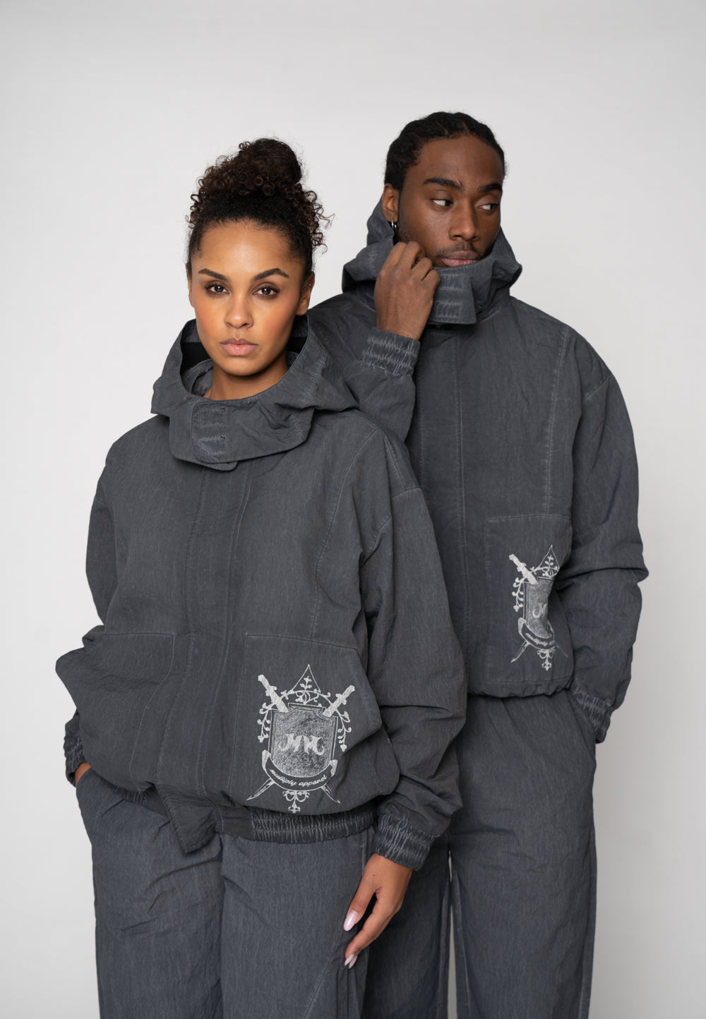 Oversized windbreaker SQUADRON Gargoyle