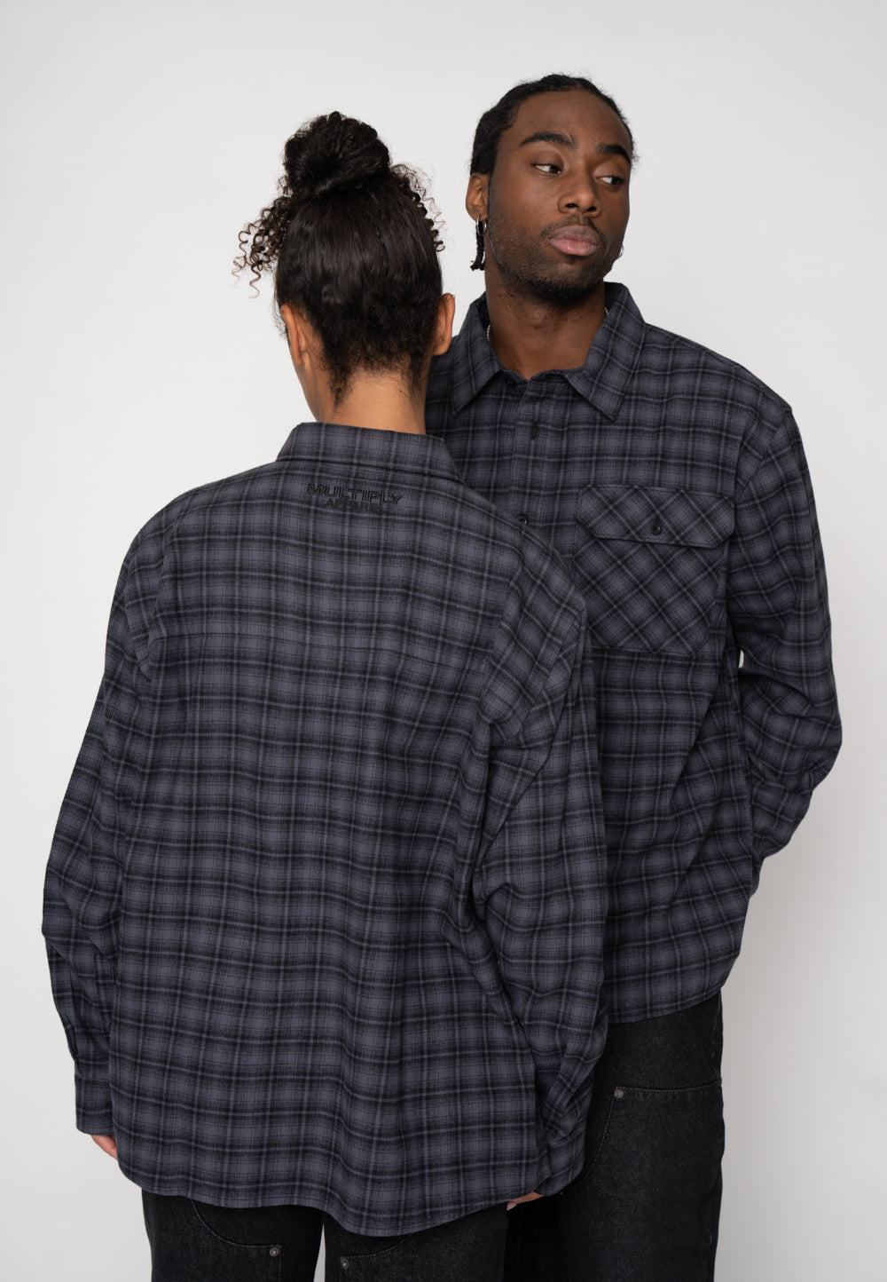 Flannel Shirt Trade Blue