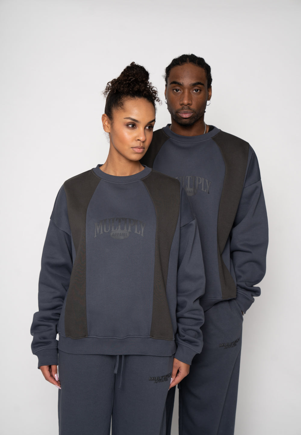 Oversized sweatshirt HOMING Ombre Blue